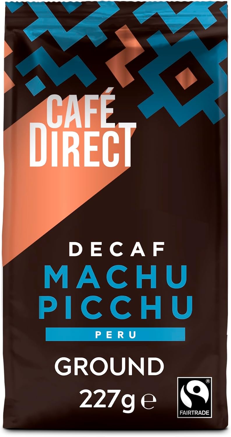 Cafédirect Decaf Machu Picchu Fairtrade Ground Coffee 227g (Pack of 6)