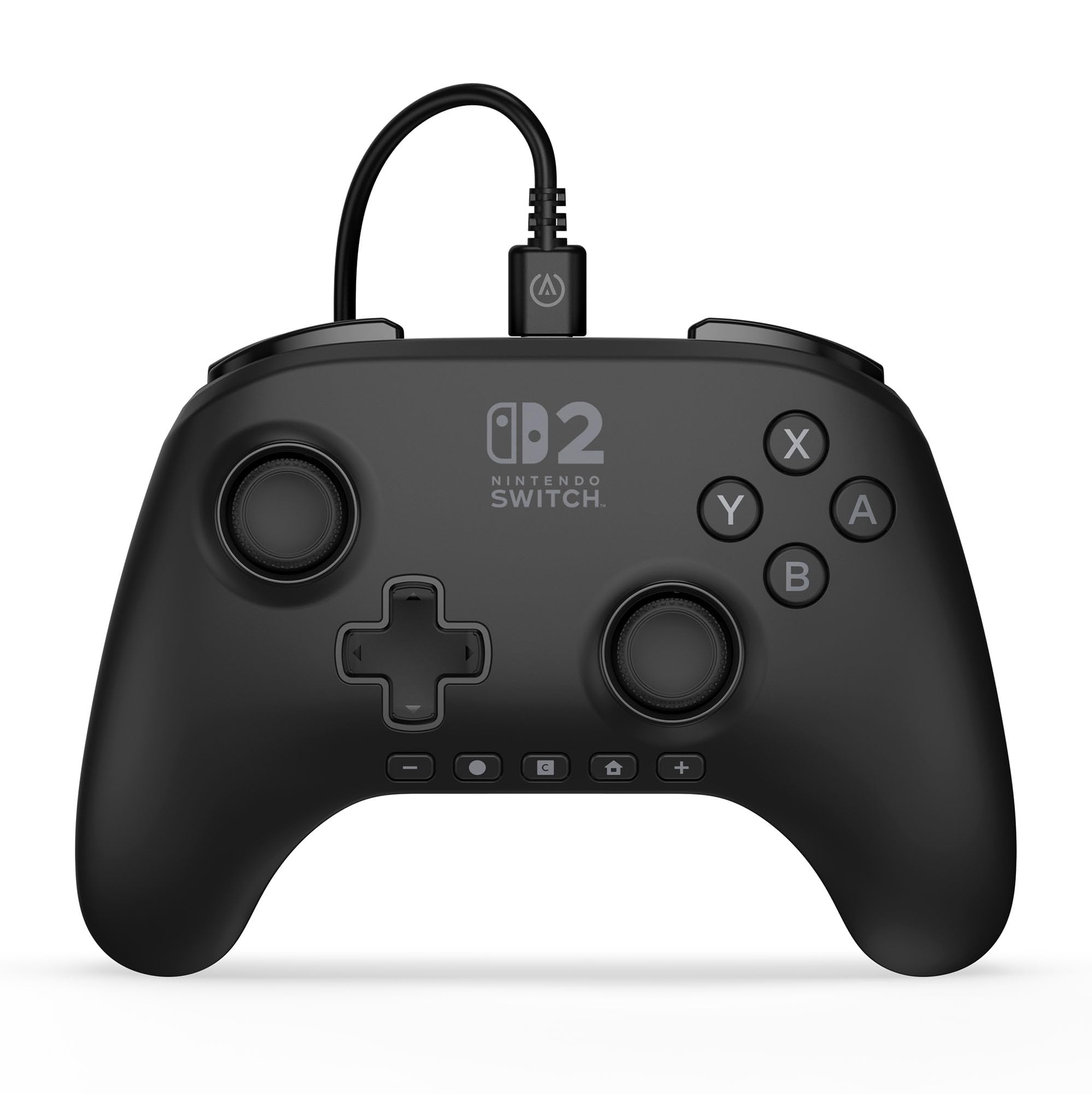PowerA Advantage Wired Controller for Nintendo Switch 2 - Black, Hall Effect Sticks, Mappable Buttons, C Button, On-board Audio Controls 1