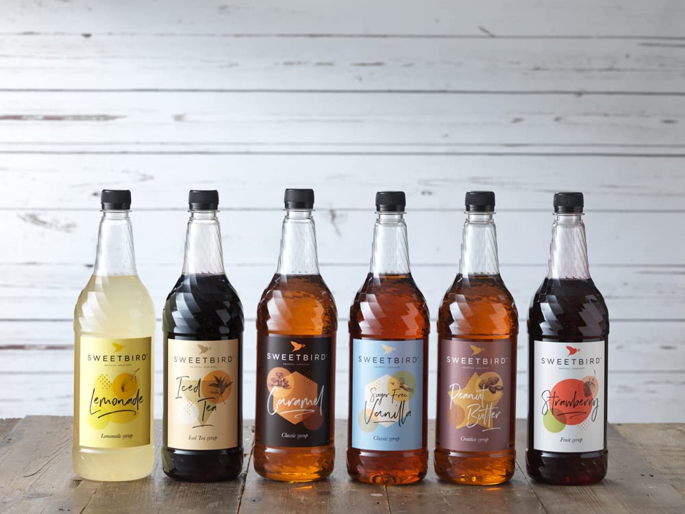 Sweetbird Sugar-free Lemon Iced Tea Syrup - Vegan Friendly | 1 Litre Bottle 5