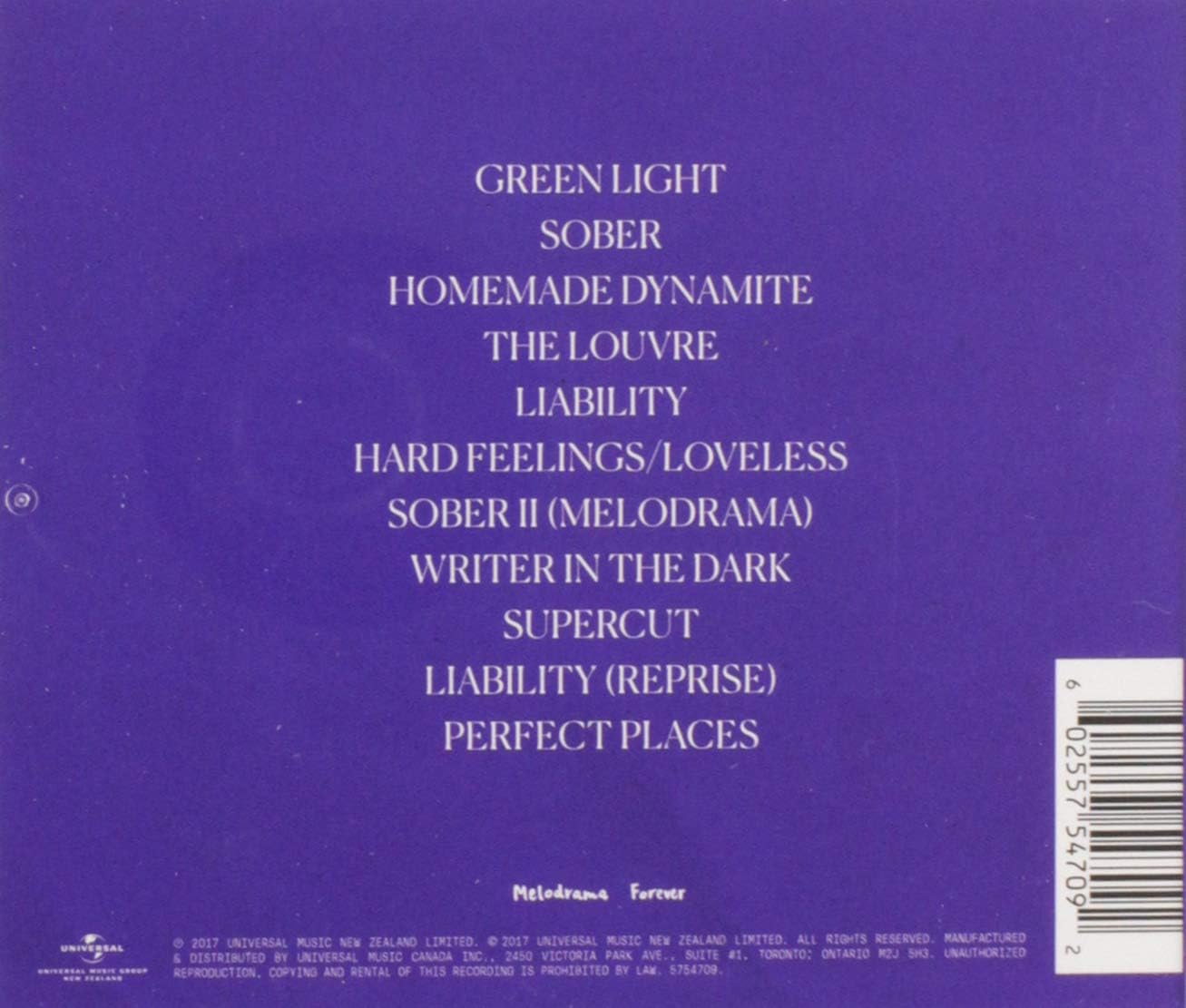 Lorde - Melodrama Audio CD 3