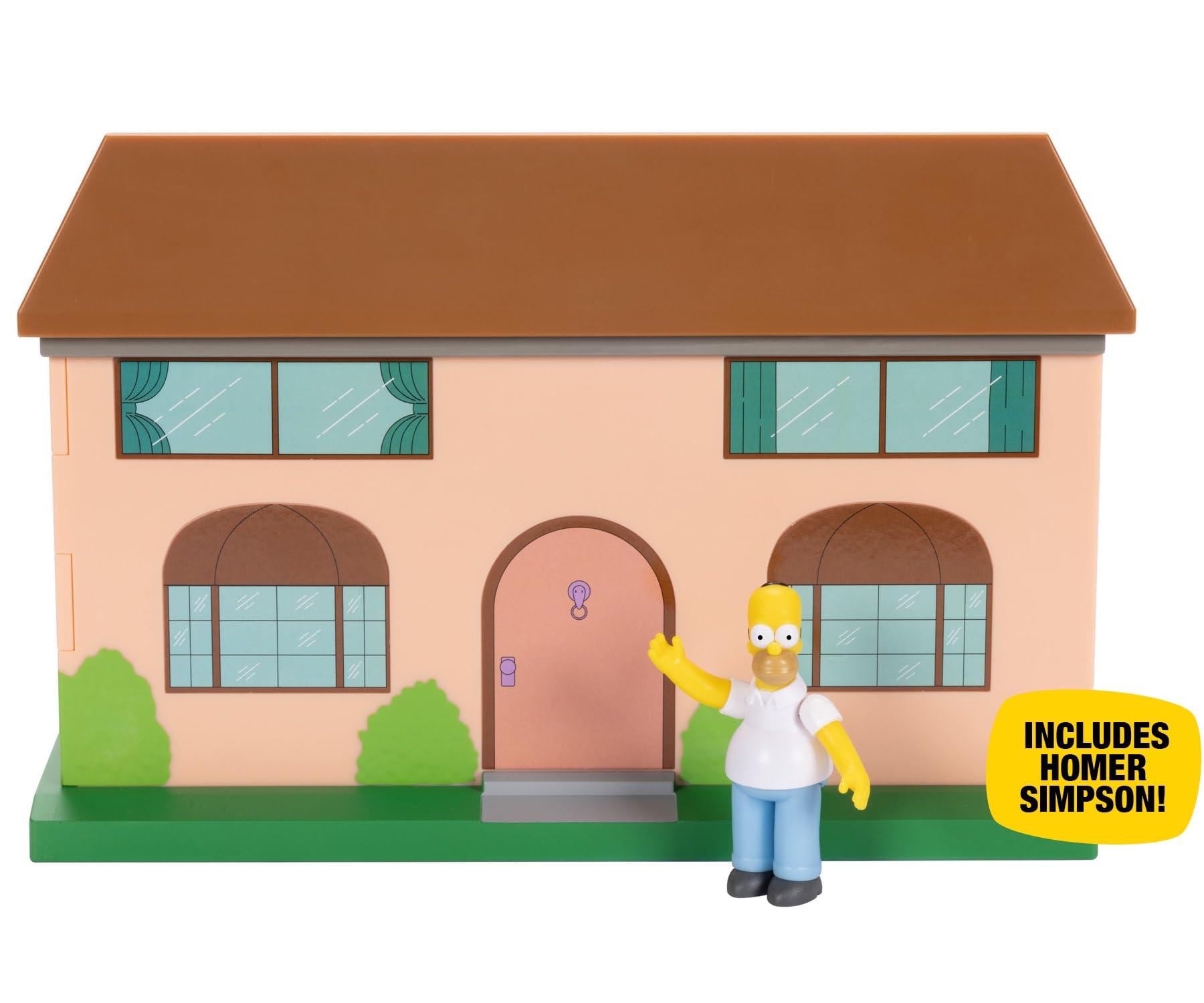 Jakks Pacific The Simpsons Living Room Diorama Playset - Includes Homer Figure, Interactive Features, Ages 4+