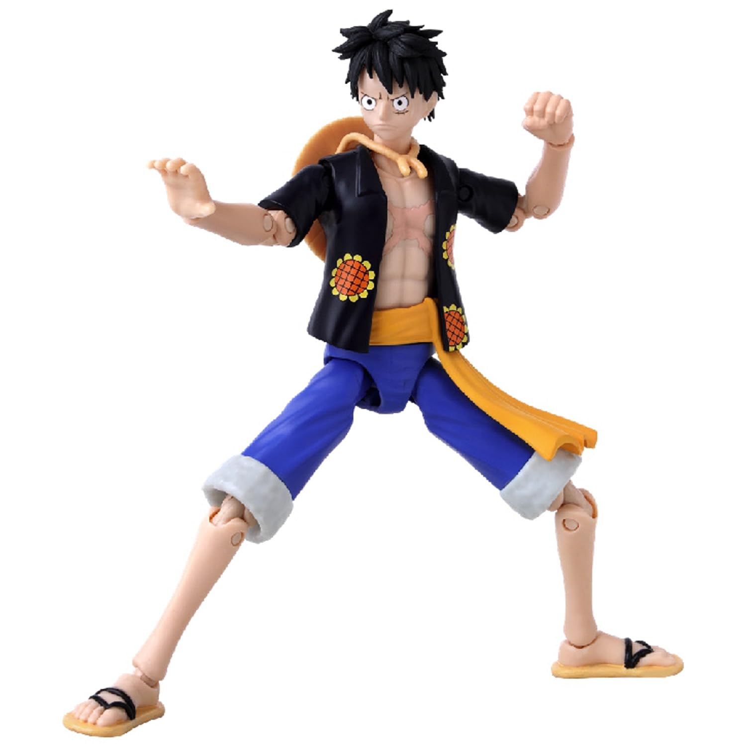 Monkey D. Luffy 'Dressrosa Version' Action Figure - 17cm Anime Heroes Collectible by Bandai 15
