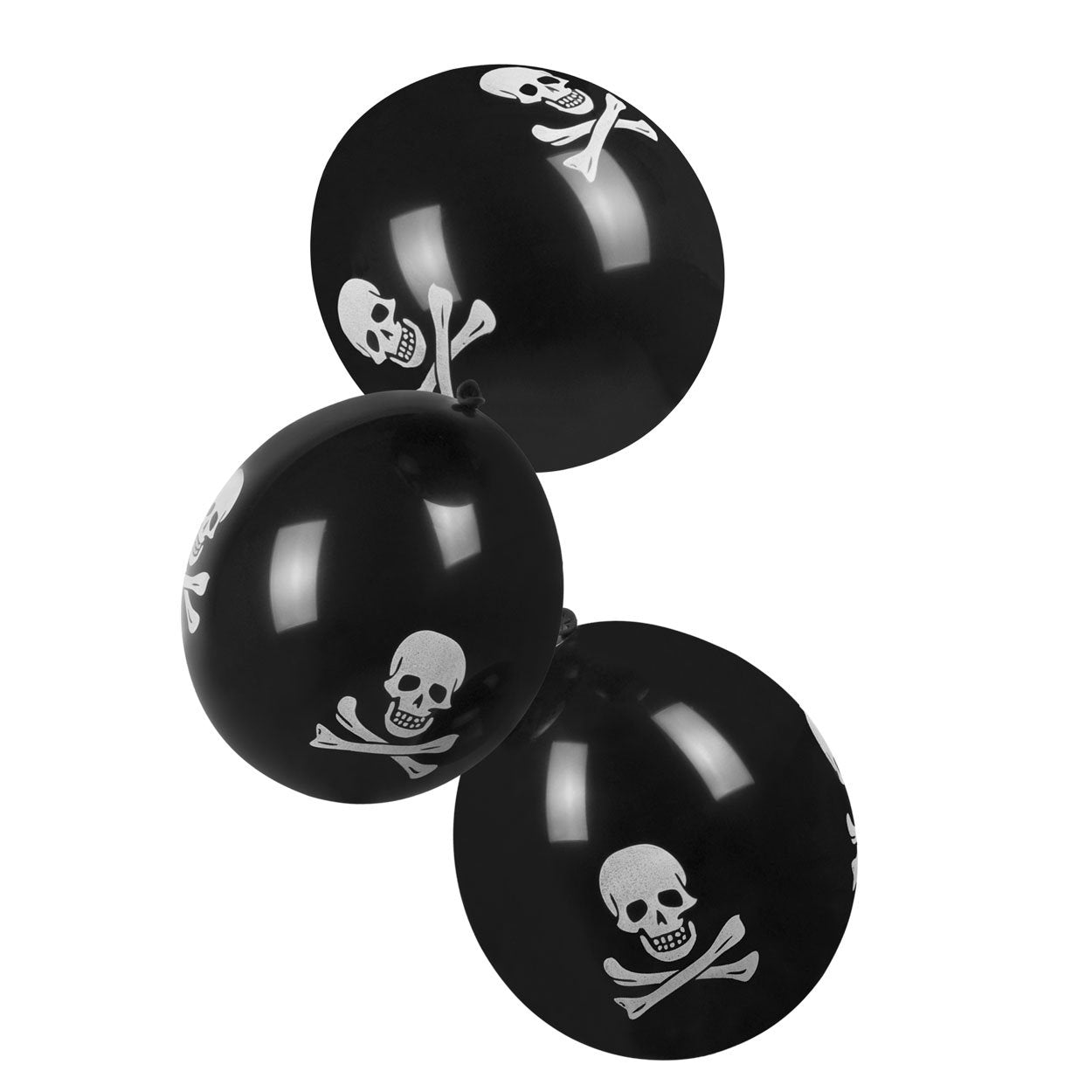 Pirate Skull & Crossbones Balloons - 15Pk Latex Party Decorations for Halloween & Birthday 8