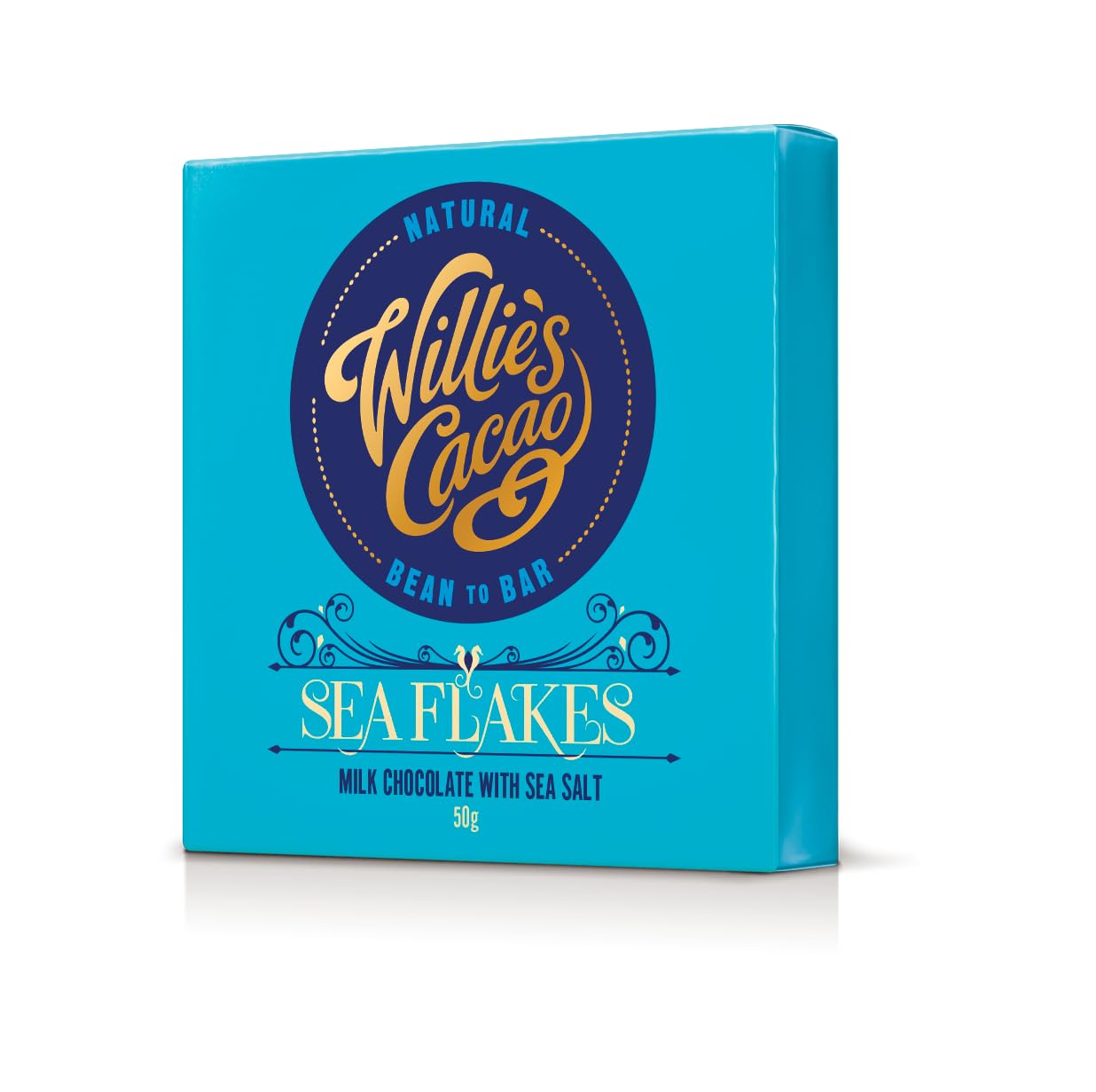 Willie's Cacao Bar - Sea Flakes, Milk Chocolate with Cornish Salt - 50g 3