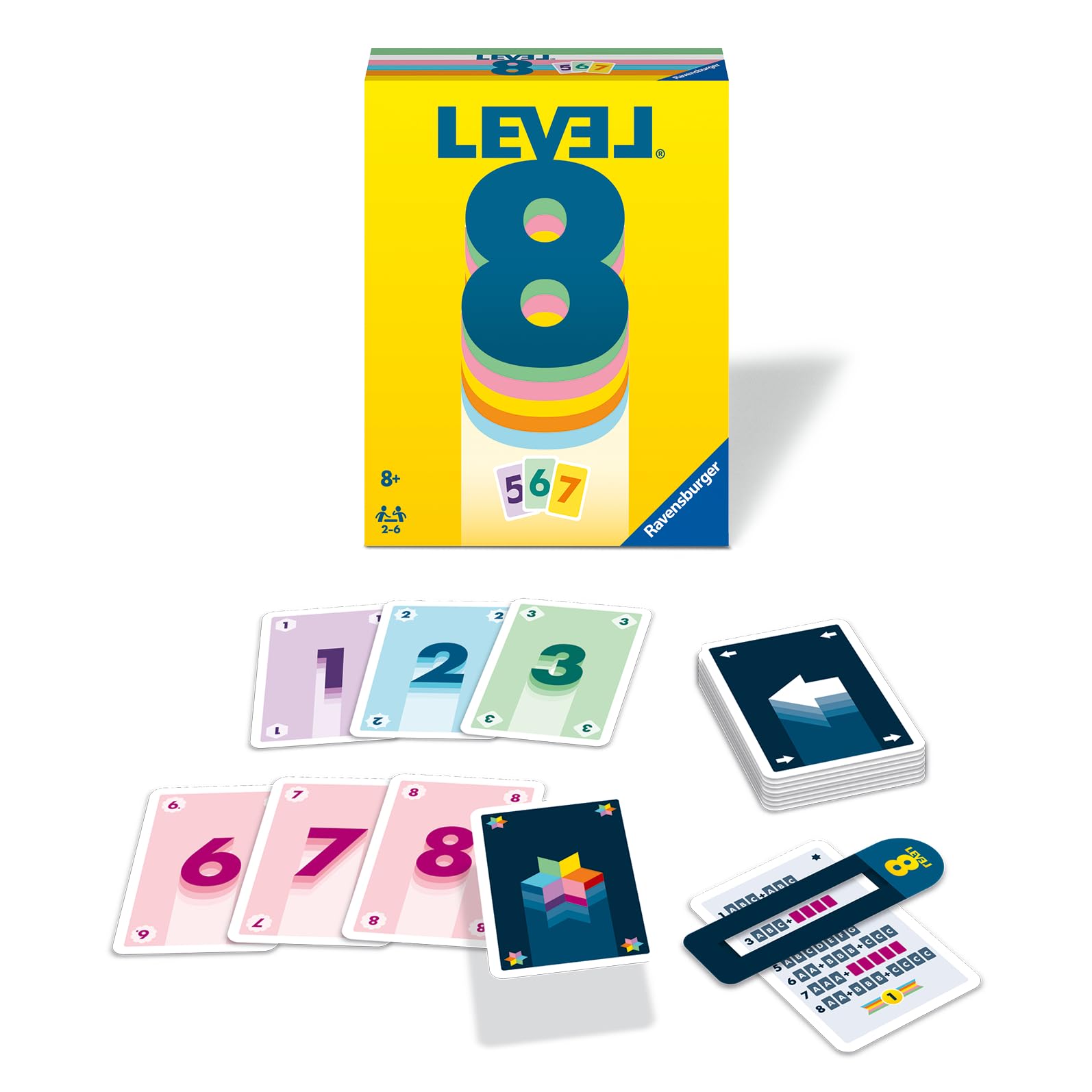 Ravensburger Level 8 Card Game - 2-6 Players | Ages 8+ | 45 Min Play Time 1
