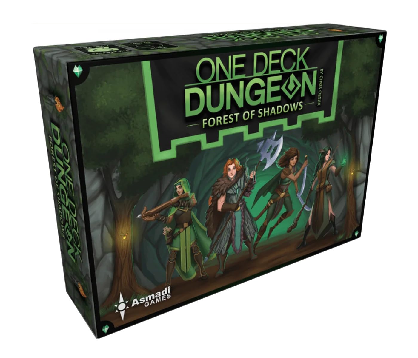 One Deck Dungeon: Forest of Shadows - 1-2 Player Cooperative Board Game | 30-45 Min Playtime | Standalone Expansion