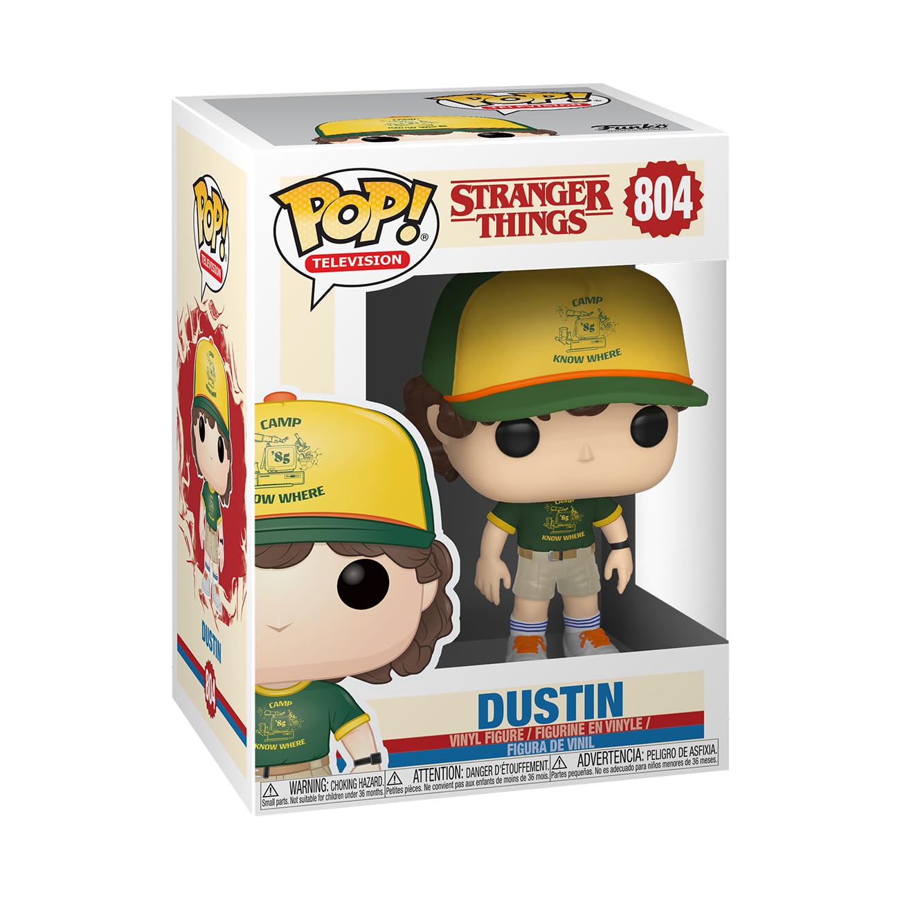 Funko Pop! Television: Stranger Things - Dustin Henderson (At Camp) Vinyl Figure 8