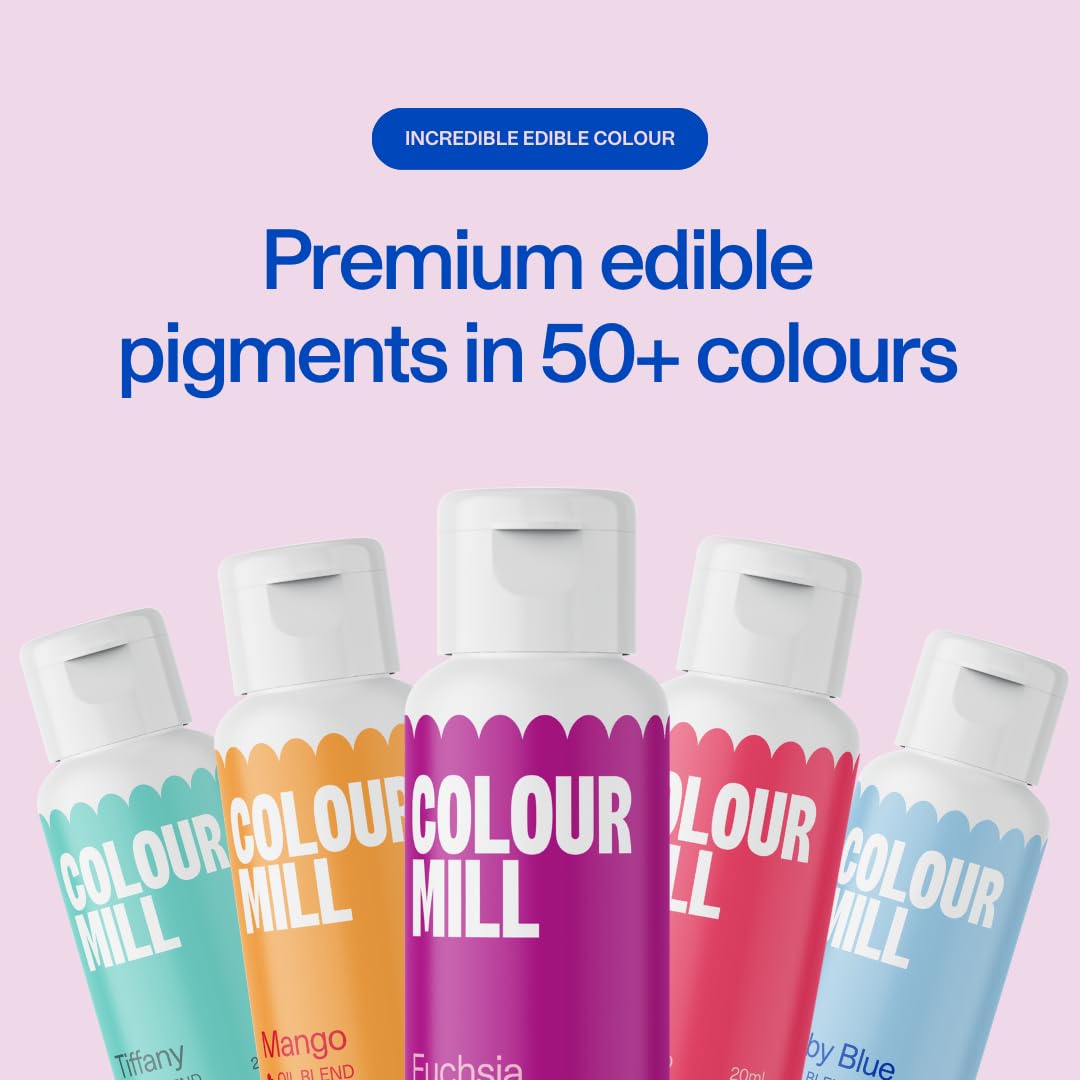 Colour Mill Oil Blend Food Colouring - Latte | Oil-Based, High Concentration, 20 ml 5