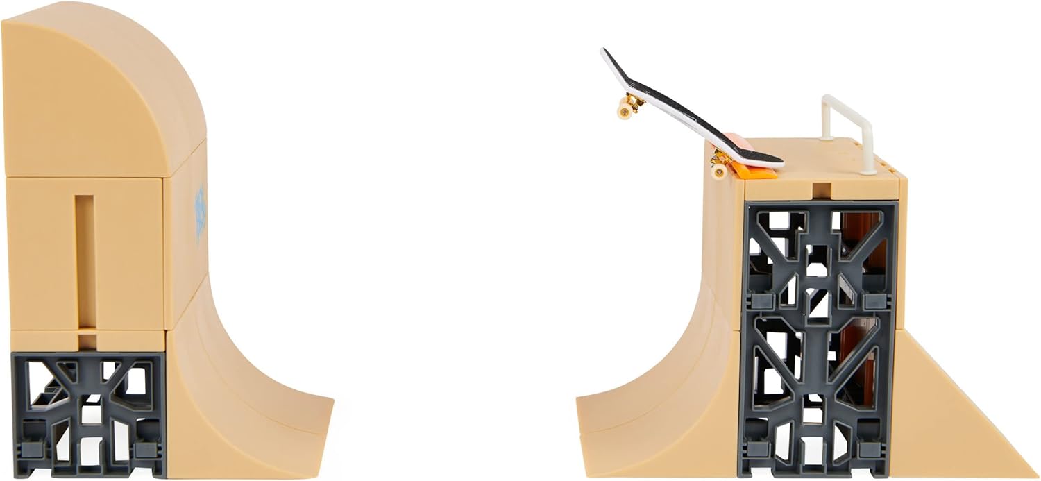 Tech Deck Danny Way Mega Half Pipe X-Connect Park Creator - Customizable Ramp Set with Exclusive Plan B Fingerboard 6