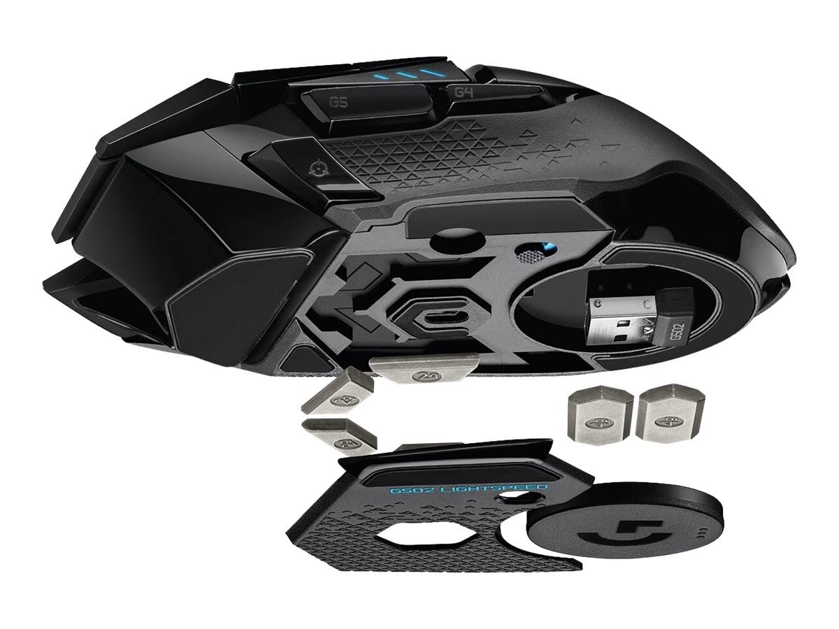 Logitech G502 HERO High Performance Wired Gaming Mouse - 25,600 DPI, 11 Programmable Buttons, Adjustable Weights, RGB LIGHTSYNC 14