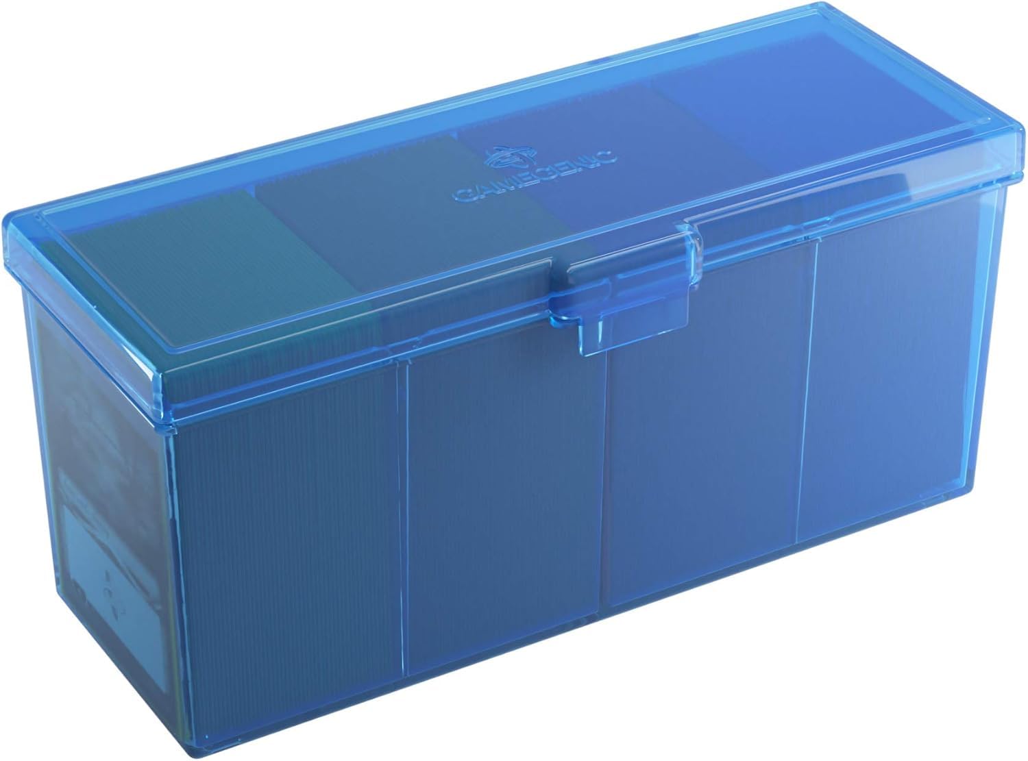 Gamegenic Fourtress 320-Card Deck Holder - Rigid, Stackable Storage | Blue 4