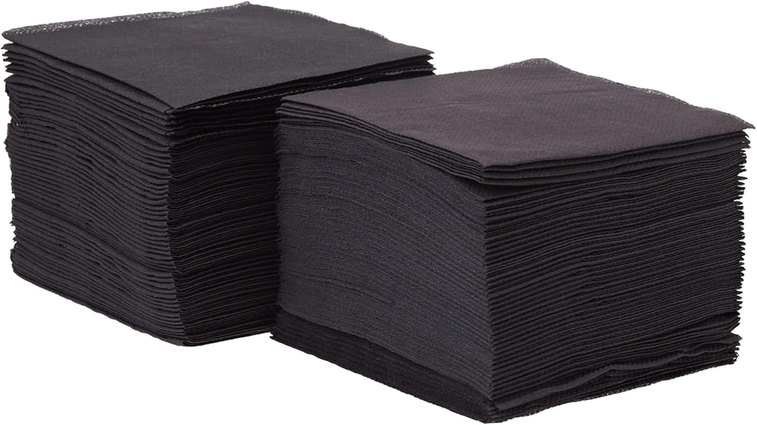 Morigami Saten Cocktail Black Paper Napkin 20x20 cm - Pack of 100 1