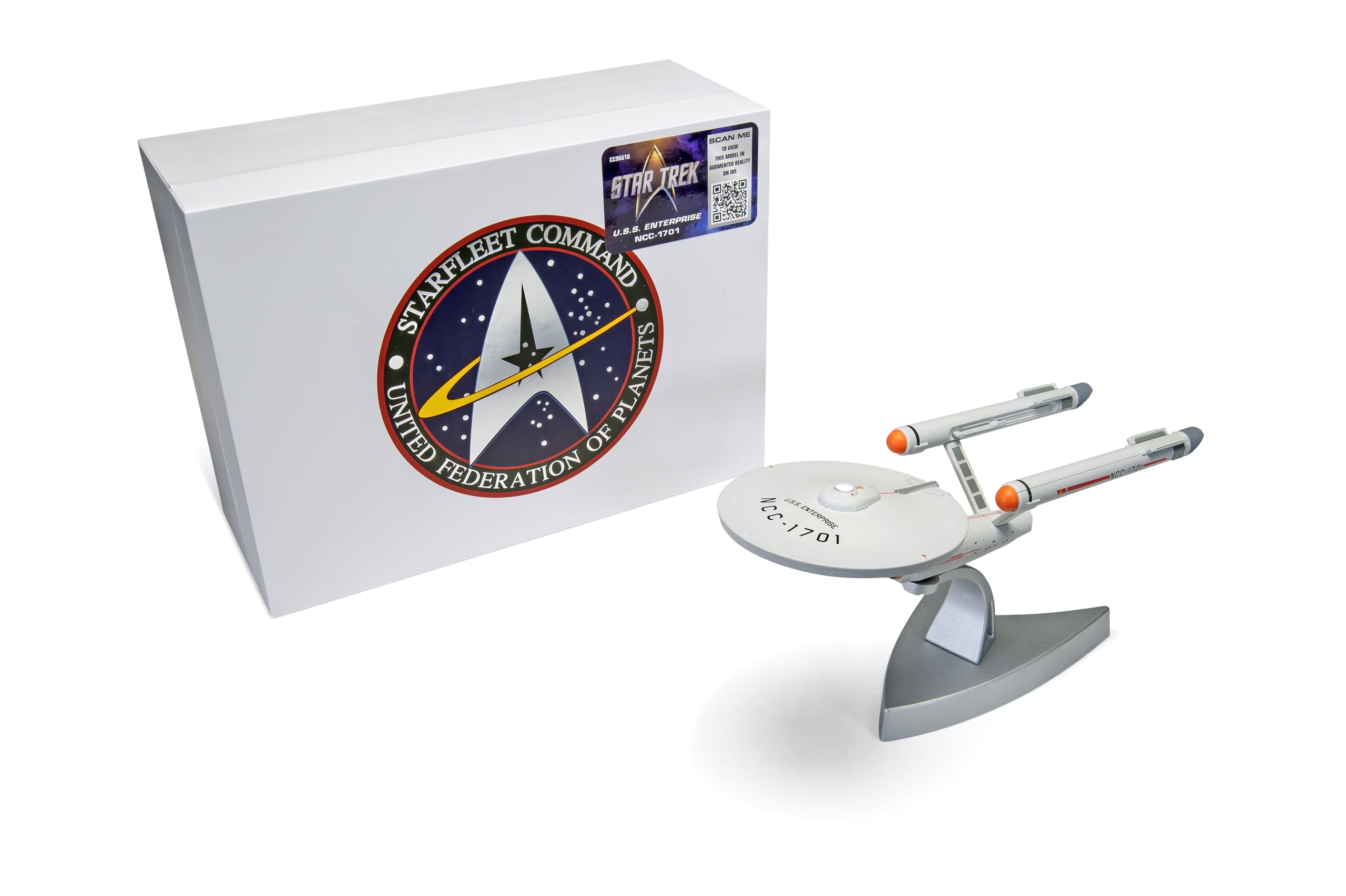 Corgi Diecast USS Enterprise NCC-1701 Star Trek Model - Collectible Spacecraft Toy for Adults 6