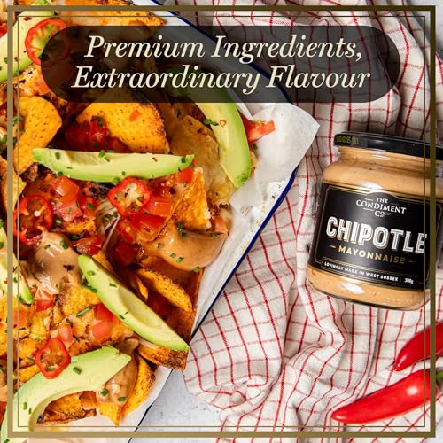The Condiment Company Chipotle Mayonnaise 300g - Spicy Smoky Mayo with Adobo 6