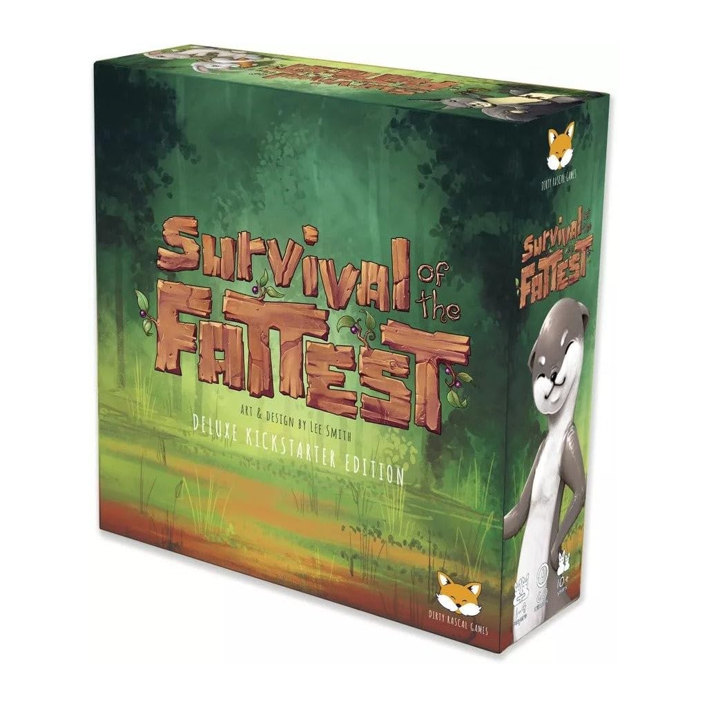 Dirty Rascal Games Survival of the Fattest - Deluxe Kickstarter Edition | 8 Miniatures | 3 Expansions 1