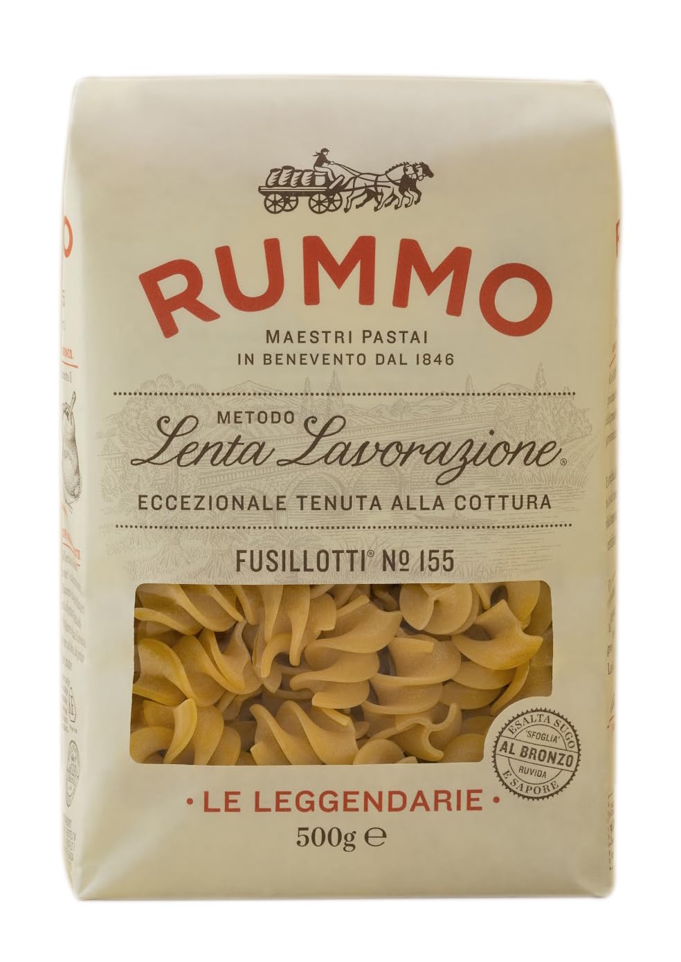 Rummo Fusillotti Pasta No. 155 - Organic Italian Short Pasta for Sauce Retention 1