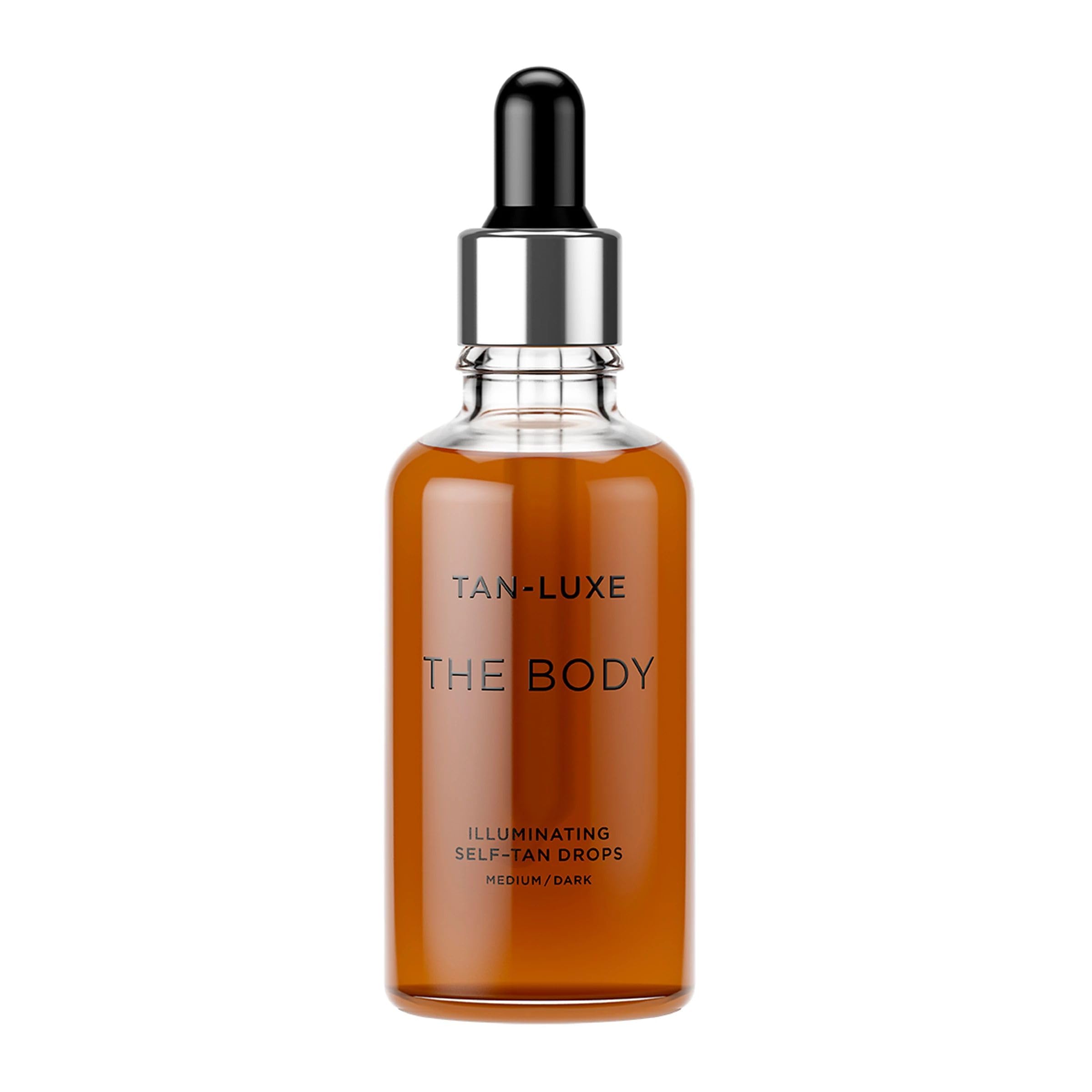 TAN-LUXE THE BODY Self-Tan Drops - Medium/Dark | 50 ml | Customizable Glow 1