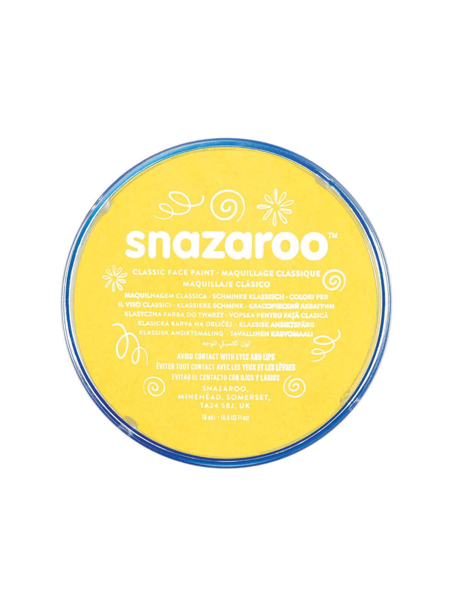 Snazaroo - Classic Face and Body Paint (18ml) - Bright Yellow 2