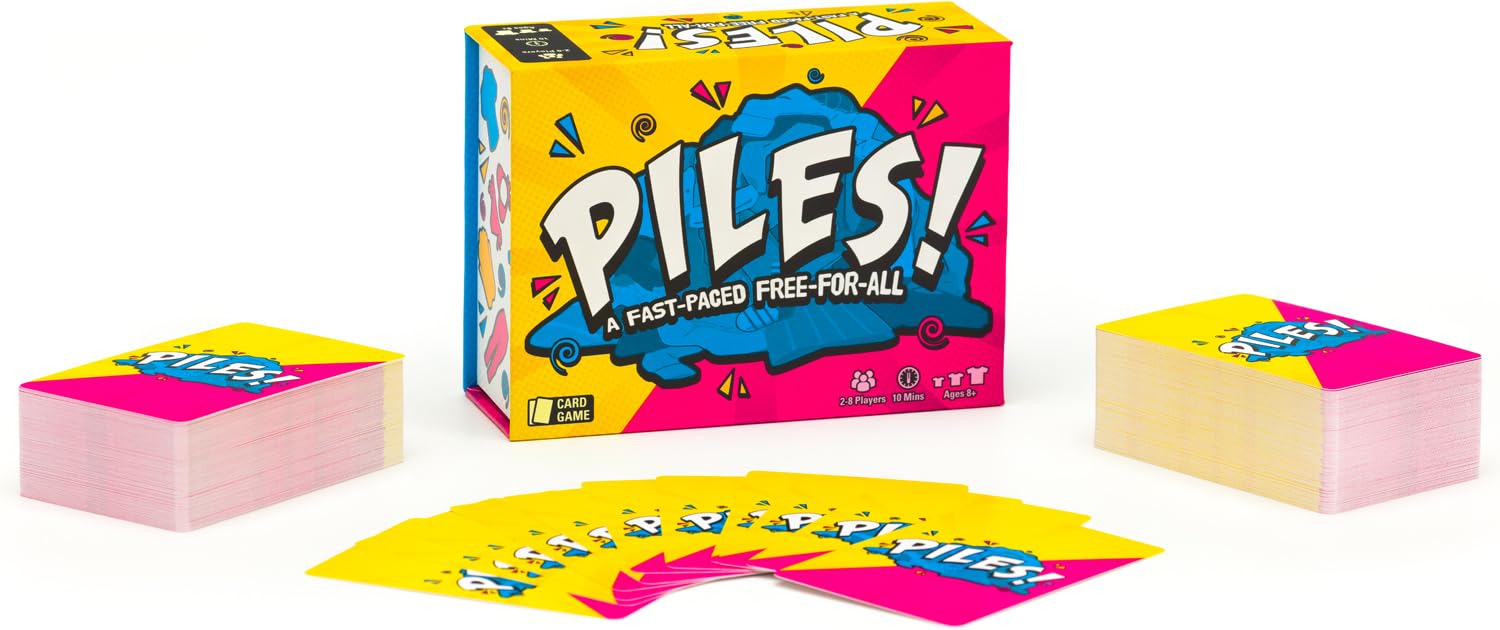Lost Boy Entertainment Piles Card Game for Kids 8 and Up 3
