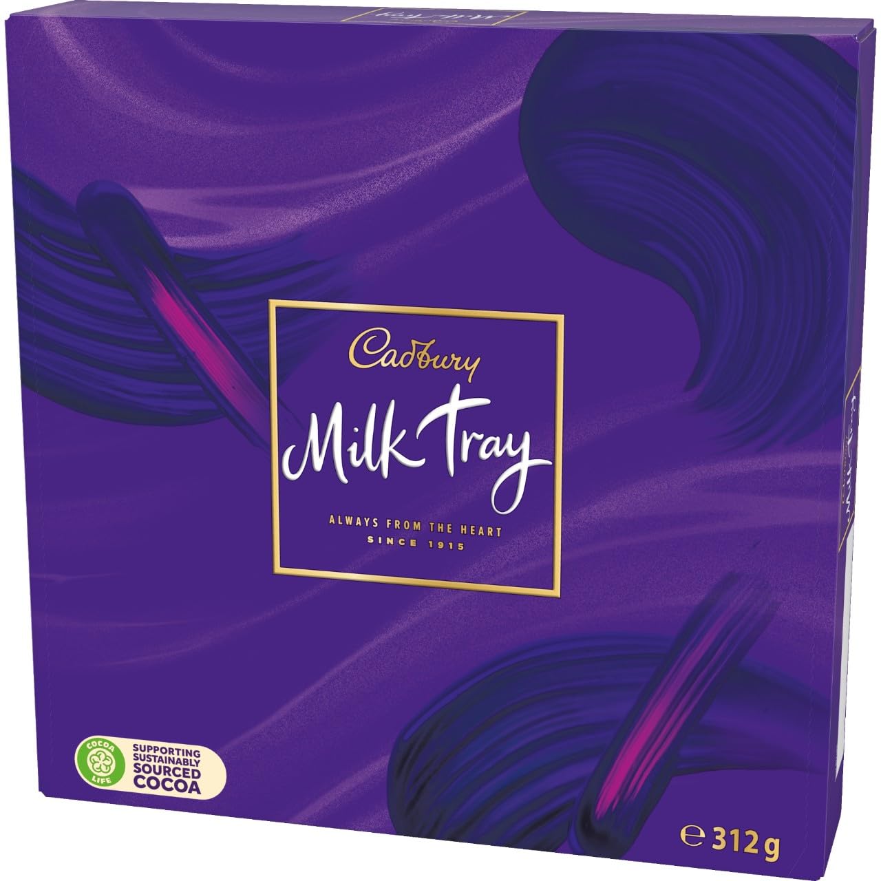 Cadbury Milk Tray Chocolate Box, 312g Assorted Milk Chocolates Gift Set 4