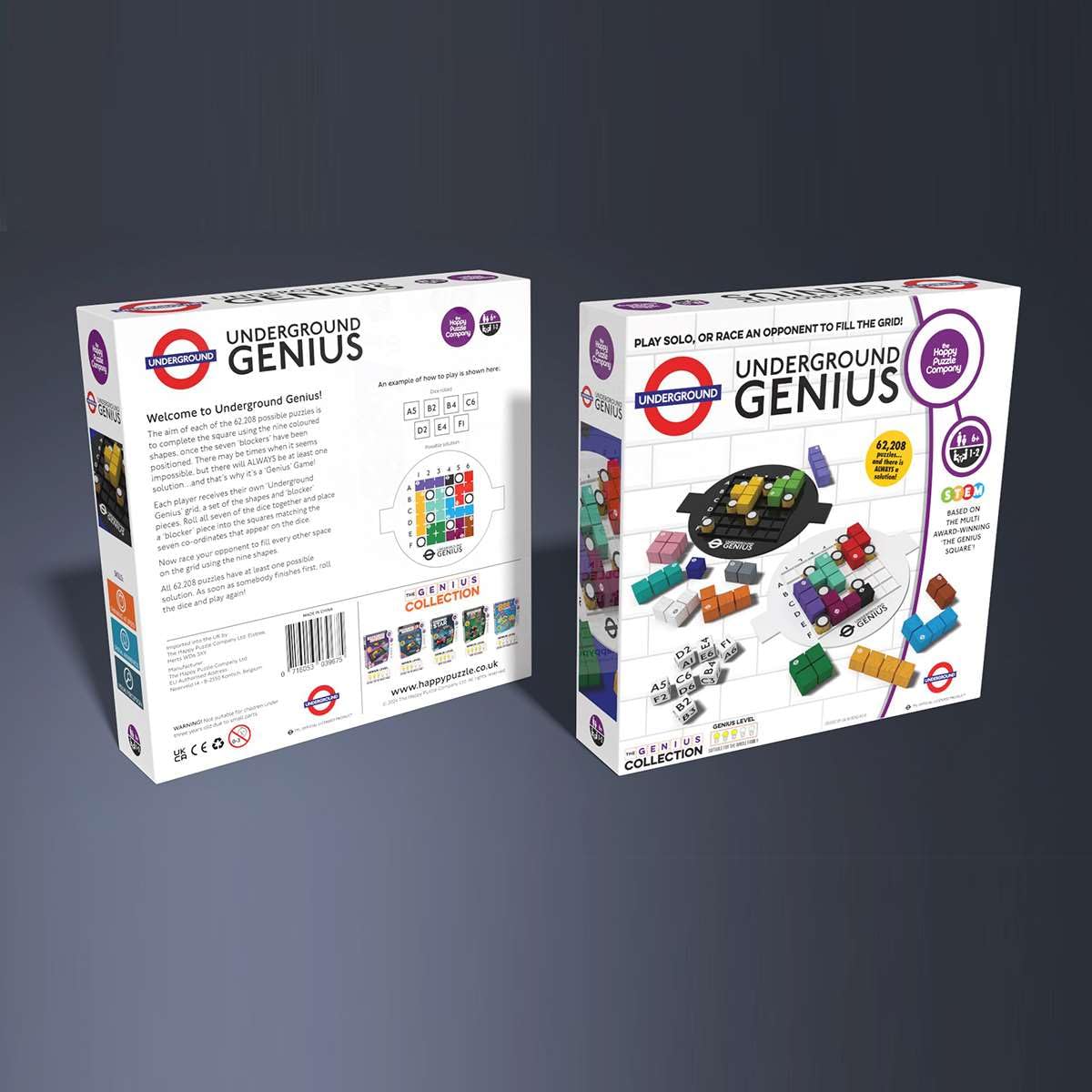 The Happy Puzzle Company Underground Genius - Official TfL Puzzle Game for Ages 7+ 7