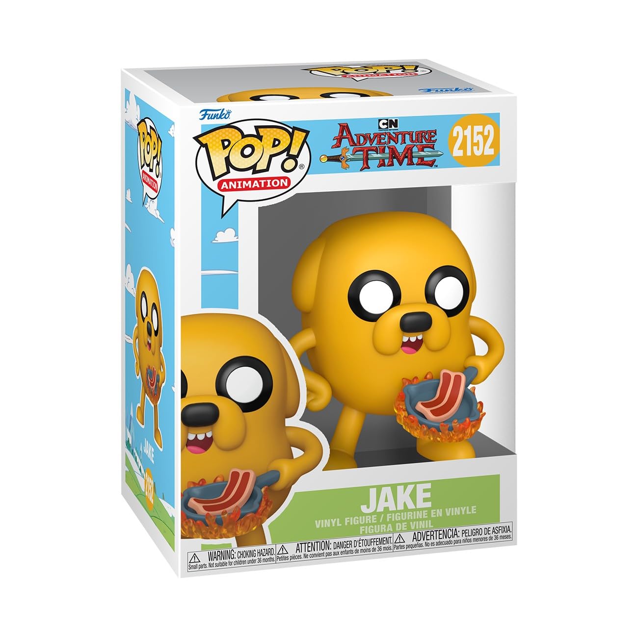 Funko Pop! Animation: Jake the Dog Vinyl Figure | 3.75 in | Model 90356 1