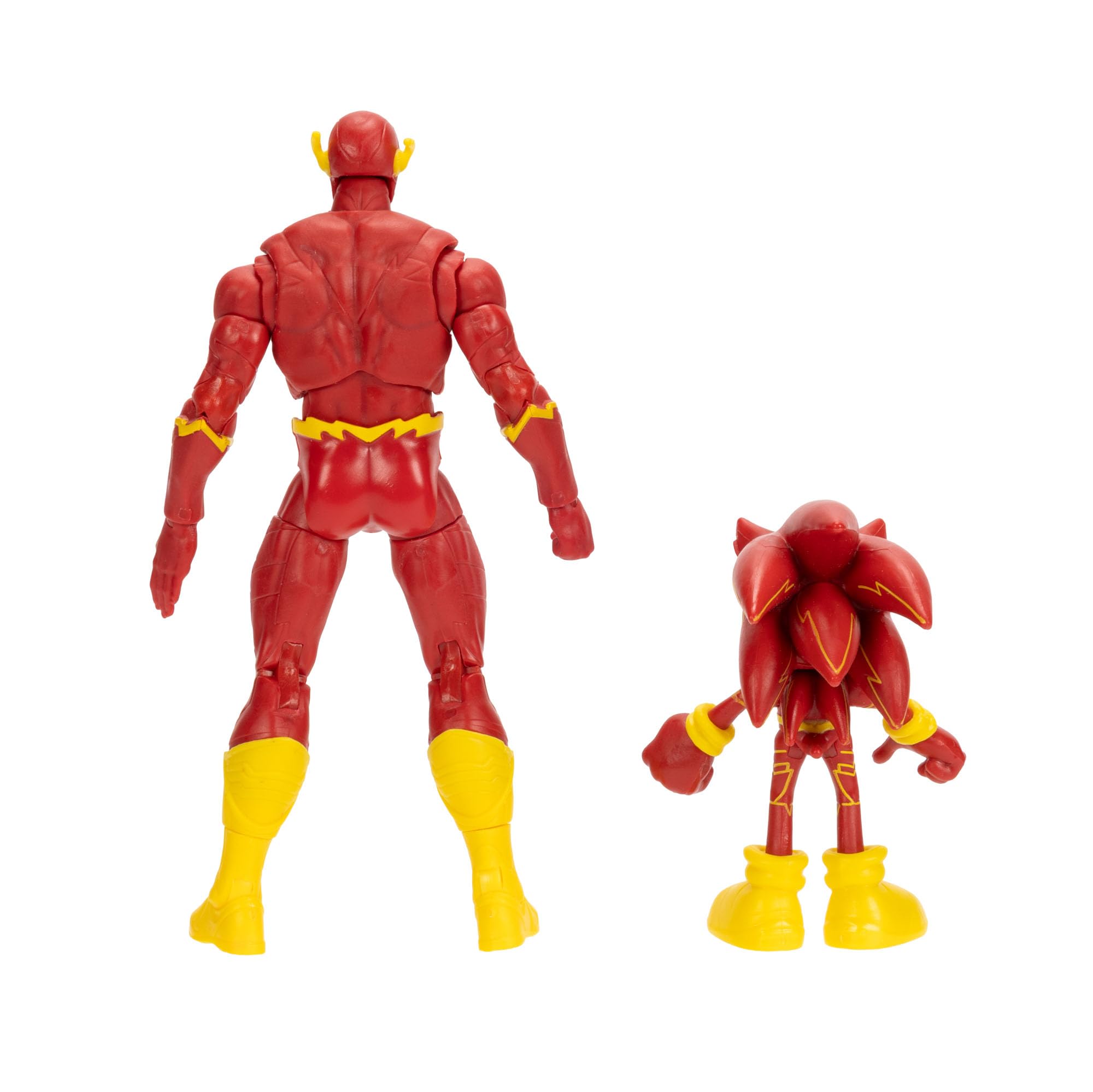 Sonic The Hedgehog DC Crossover Action Figure Multipack: Sonic as The Flash & Classic The Flash | 2.5" & 5"