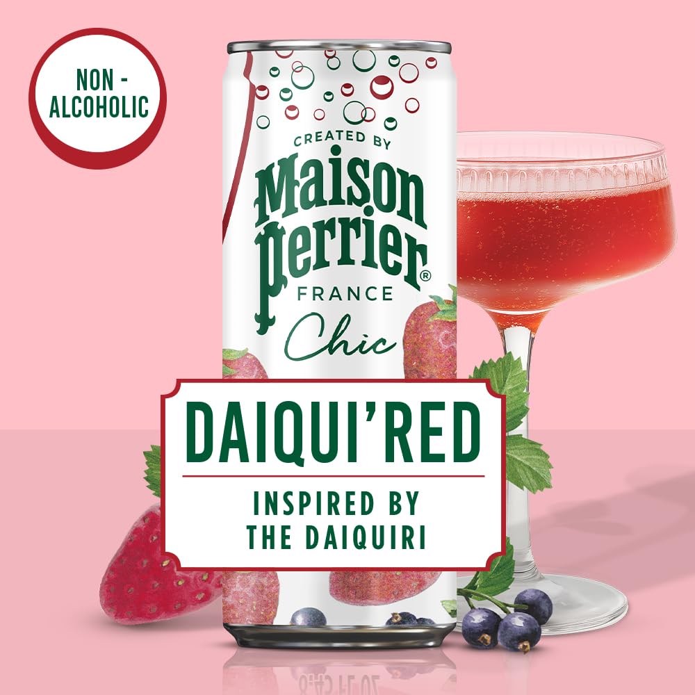 Maison Perrier Chic Daiqui'red Non-Alcoholic Aperitif Mocktail | 4 x 250ml Cans 2