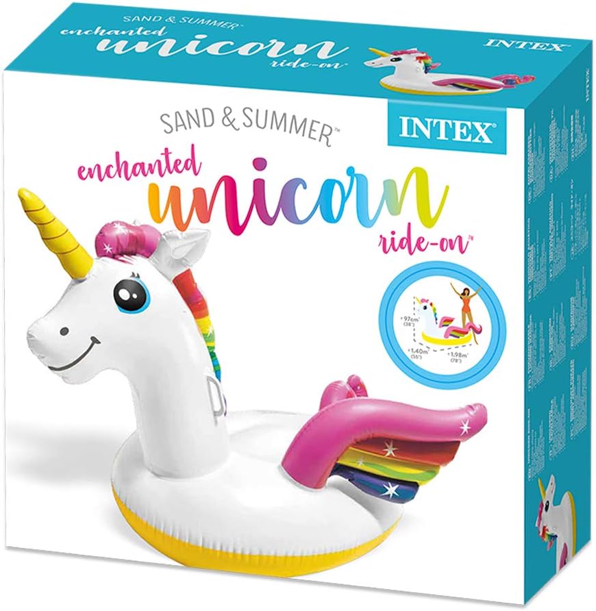 Intex - Inflatable Unicorn Pool Float - 198x140x97 cm 3