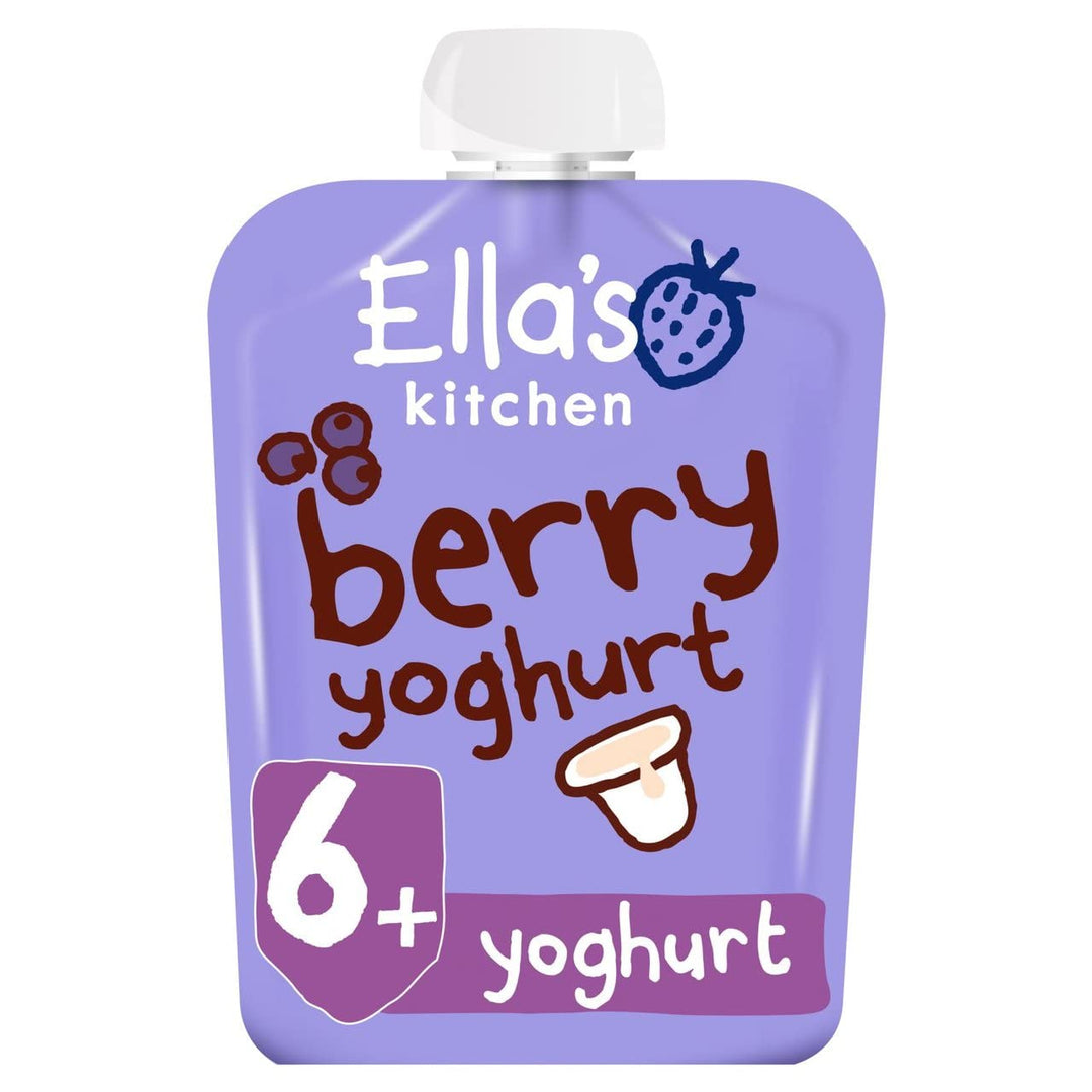 Ella's Kitchen - Organic Berry Greek Yoghurt Snack for Babies 90g (pack of 6)