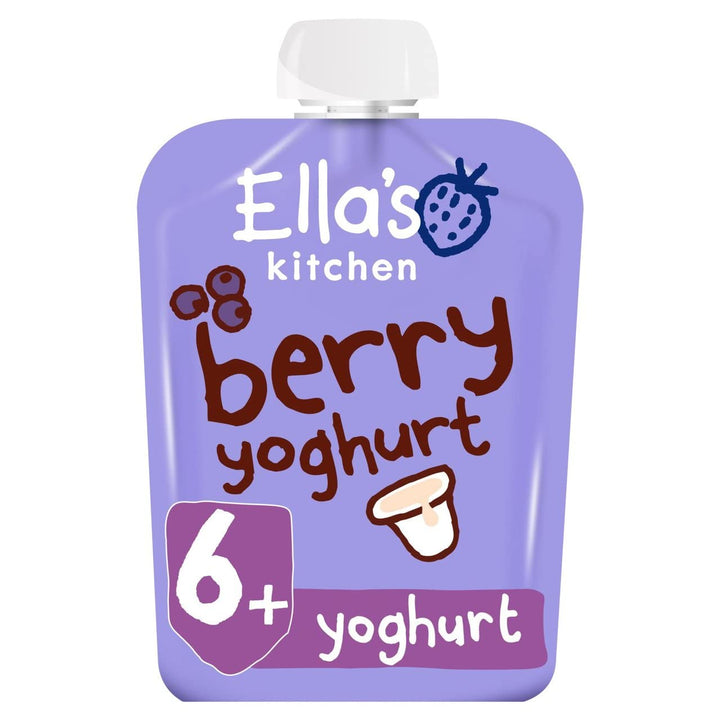 Ella's Kitchen - Organic Berry Greek Yoghurt Snack for Babies 90g (pack of 6)