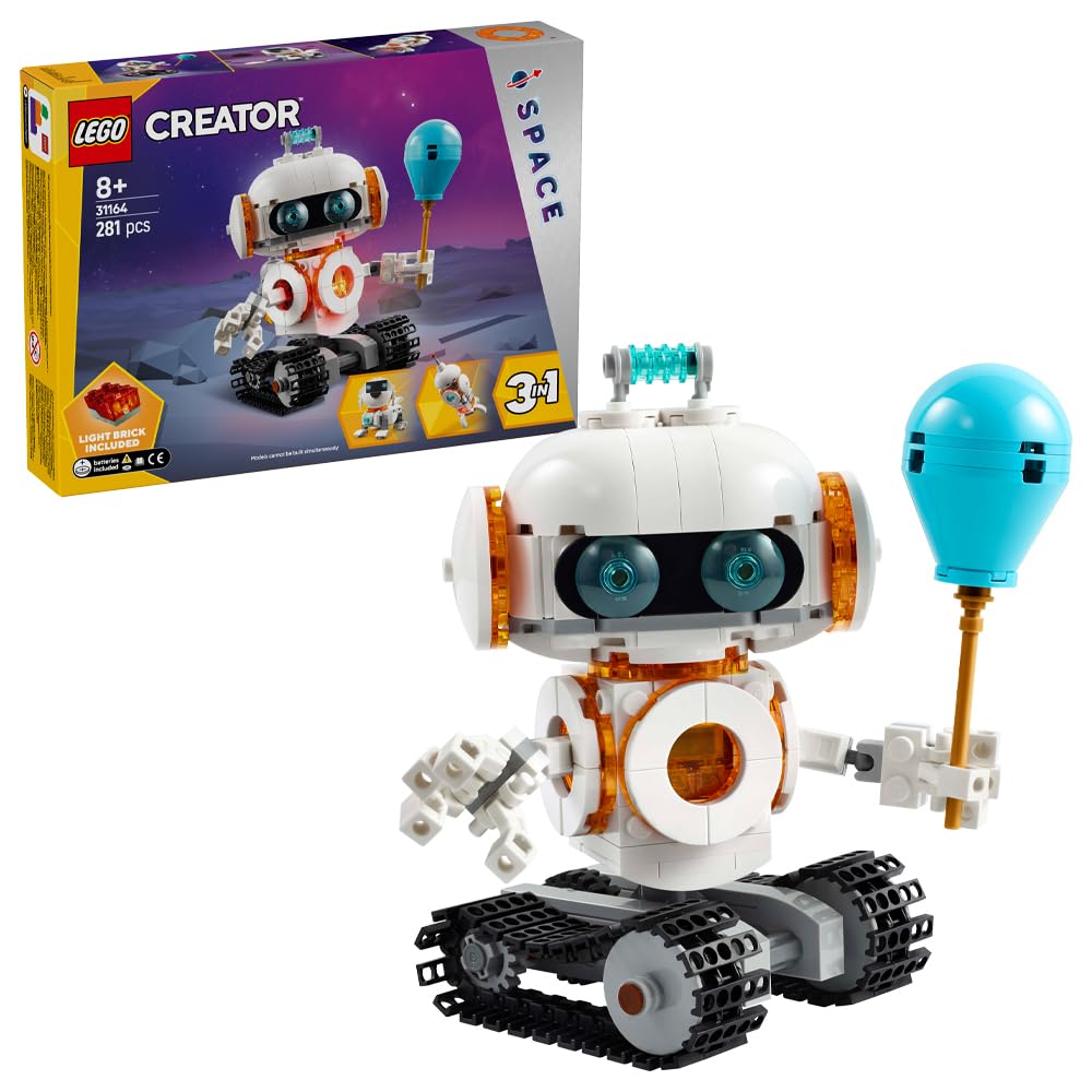 LEGO Creator 3in1 Space Robot Toy - Builds Robot, Dog or Rocket - 281 Pieces 1