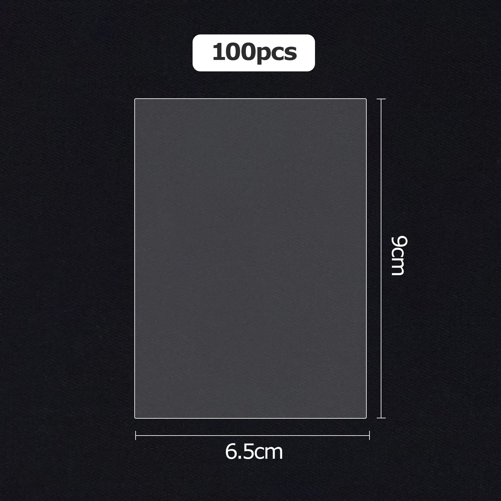 Carehabi Trading Card Sleeves - 100 Pack, 66 x 92 mm, 0.1mm Thickening for Pokemon & Magic Cards 2