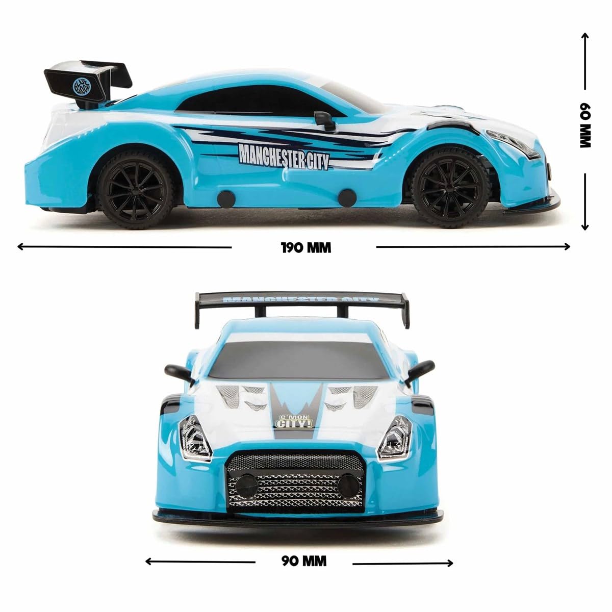 Manchester City FC Officially Licensed RC Car - 1:24 Scale Remote Control Vehicle with 2.4GHz Technology 9