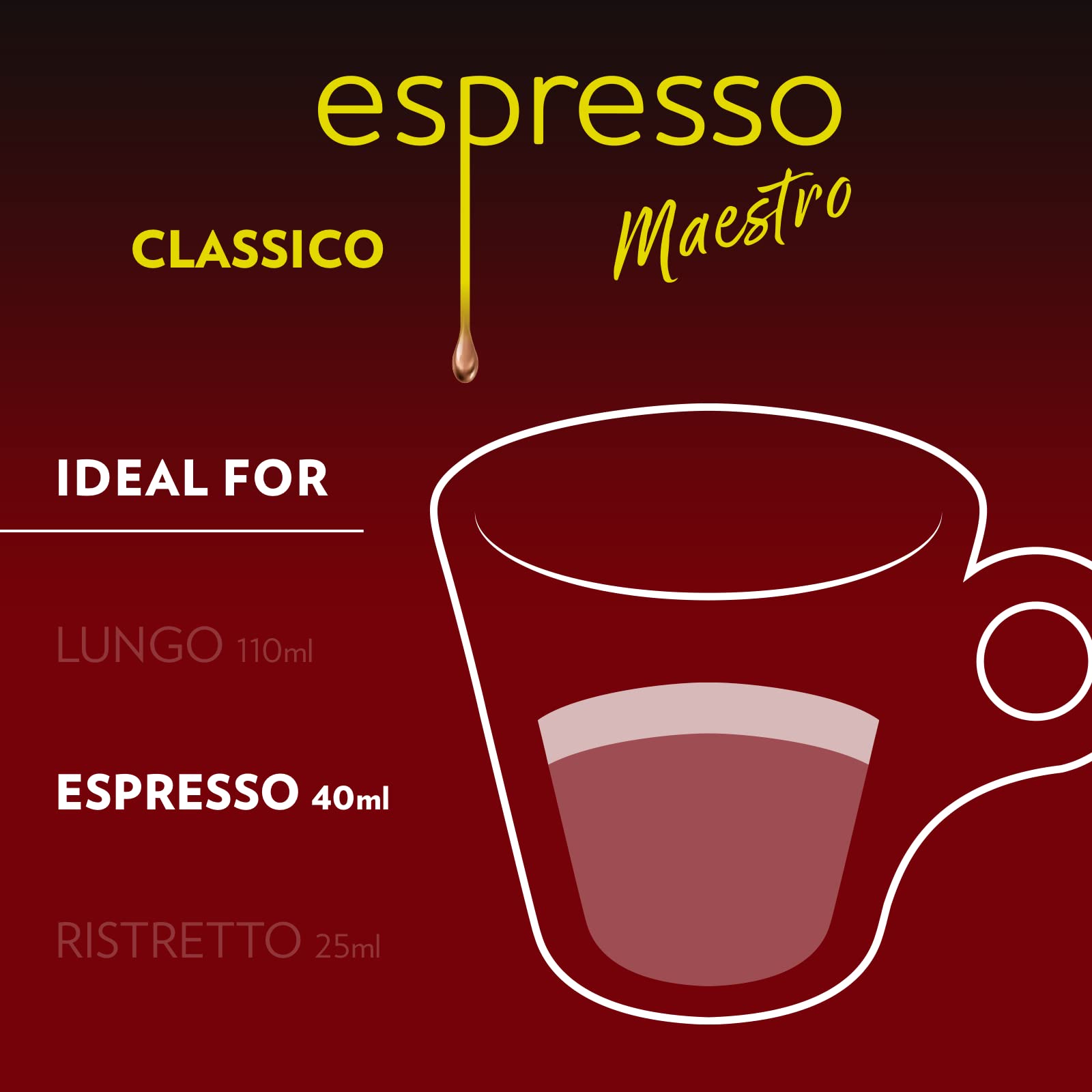 Lavazza Espresso Maestro Classico Coffee Pods - 30 Count, Nespresso Compatible, Intensity 9 8