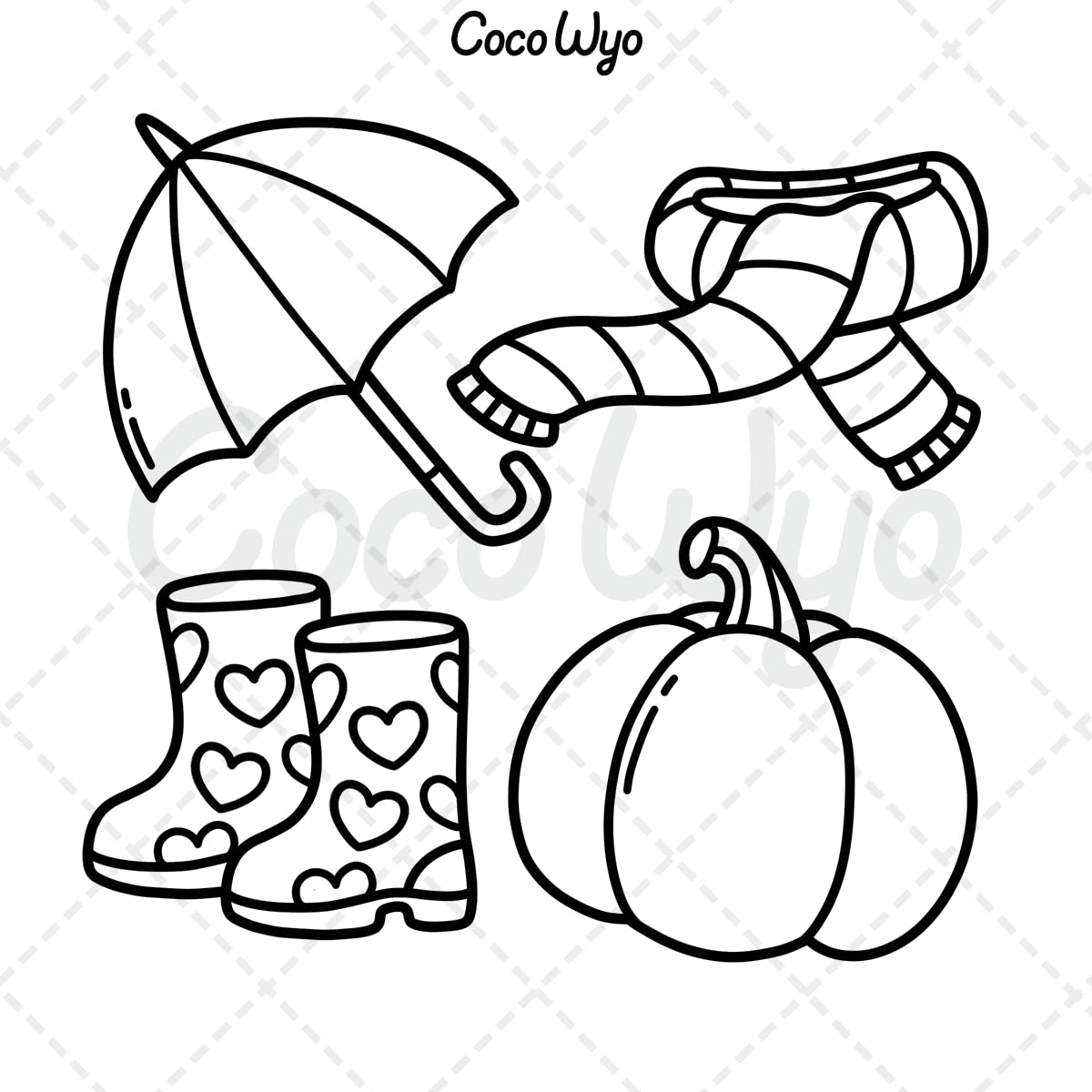 Coco Wyo Stress Relief Coloring Book - Bold & Easy Designs | 52 Pages | Paperback 4