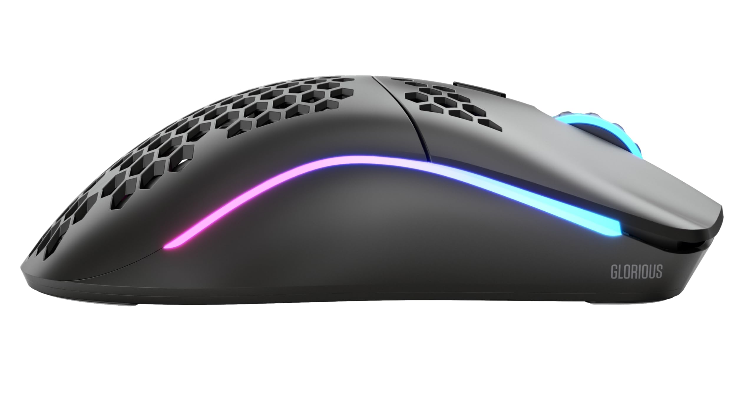 GLORIOUS Model O Wireless Gaming Mouse - 69g Superlight, Honeycomb Design, 19,000 DPI, 71H Battery, RGB, Ambidextrous, 2.4GHz Wireless - Matte Black 5
