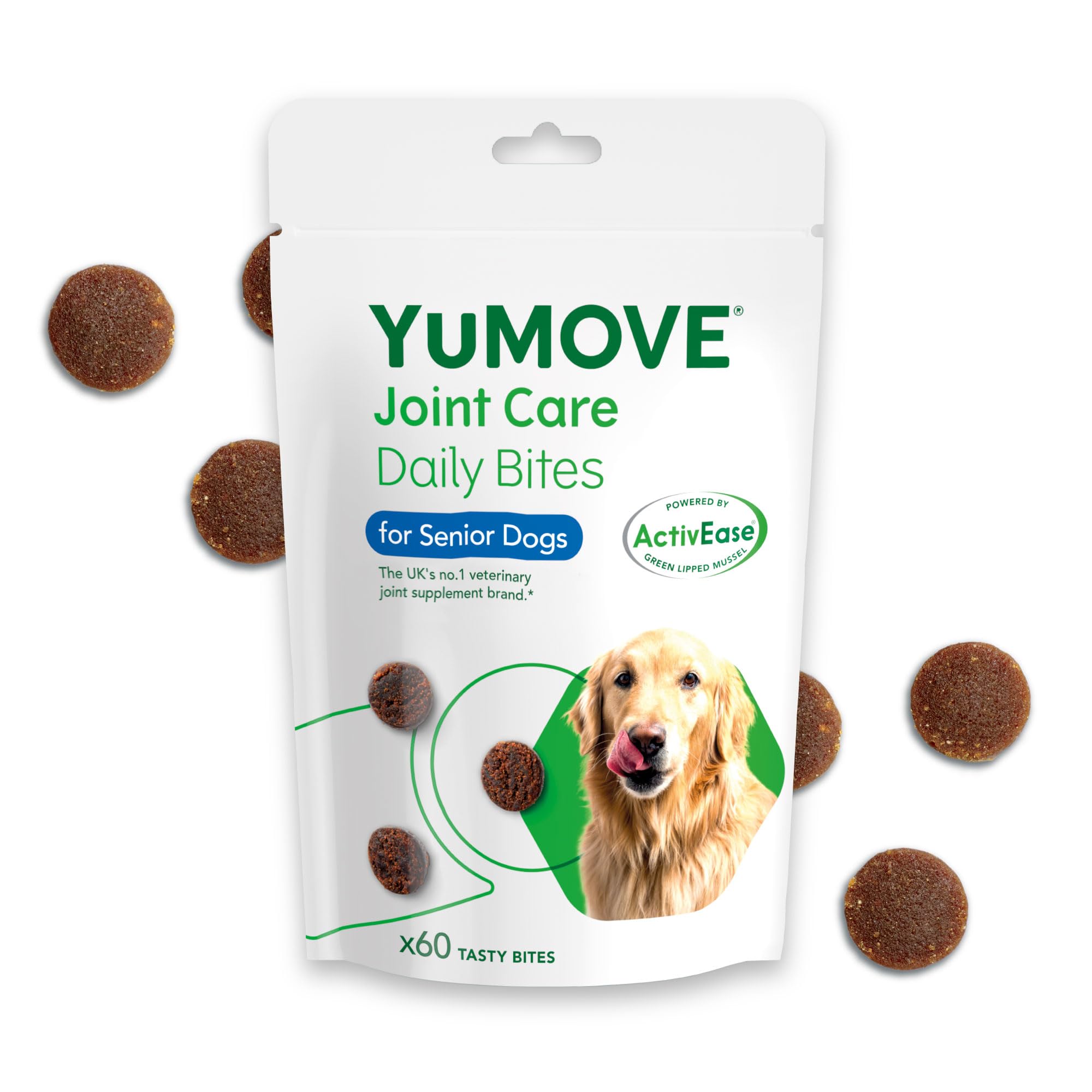 YuMOVE Senior Dog Joint Supplement - Daily Bites for Joint Care | 60 Chews