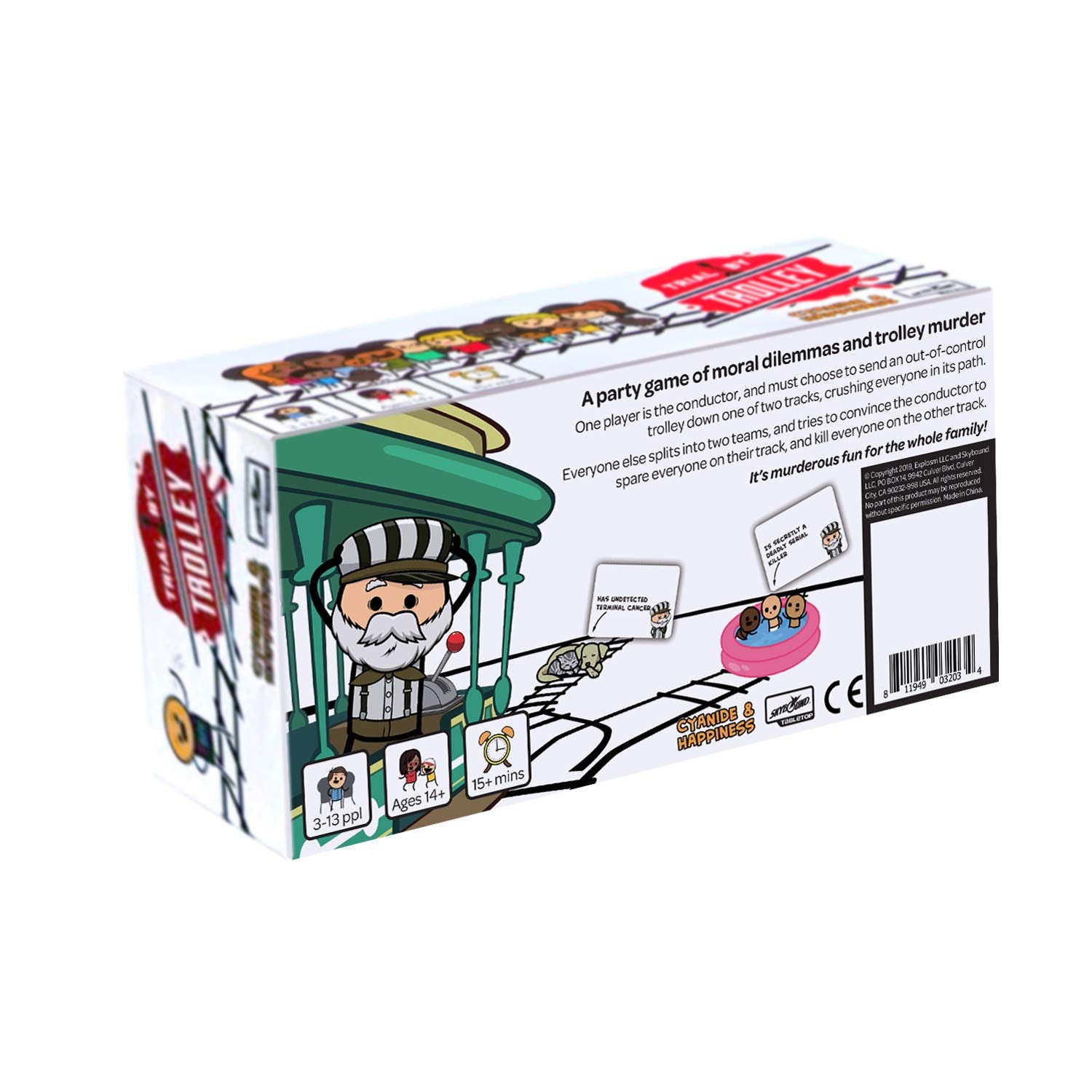 Lucky Duck Games Trial by Trolley Card Game 2