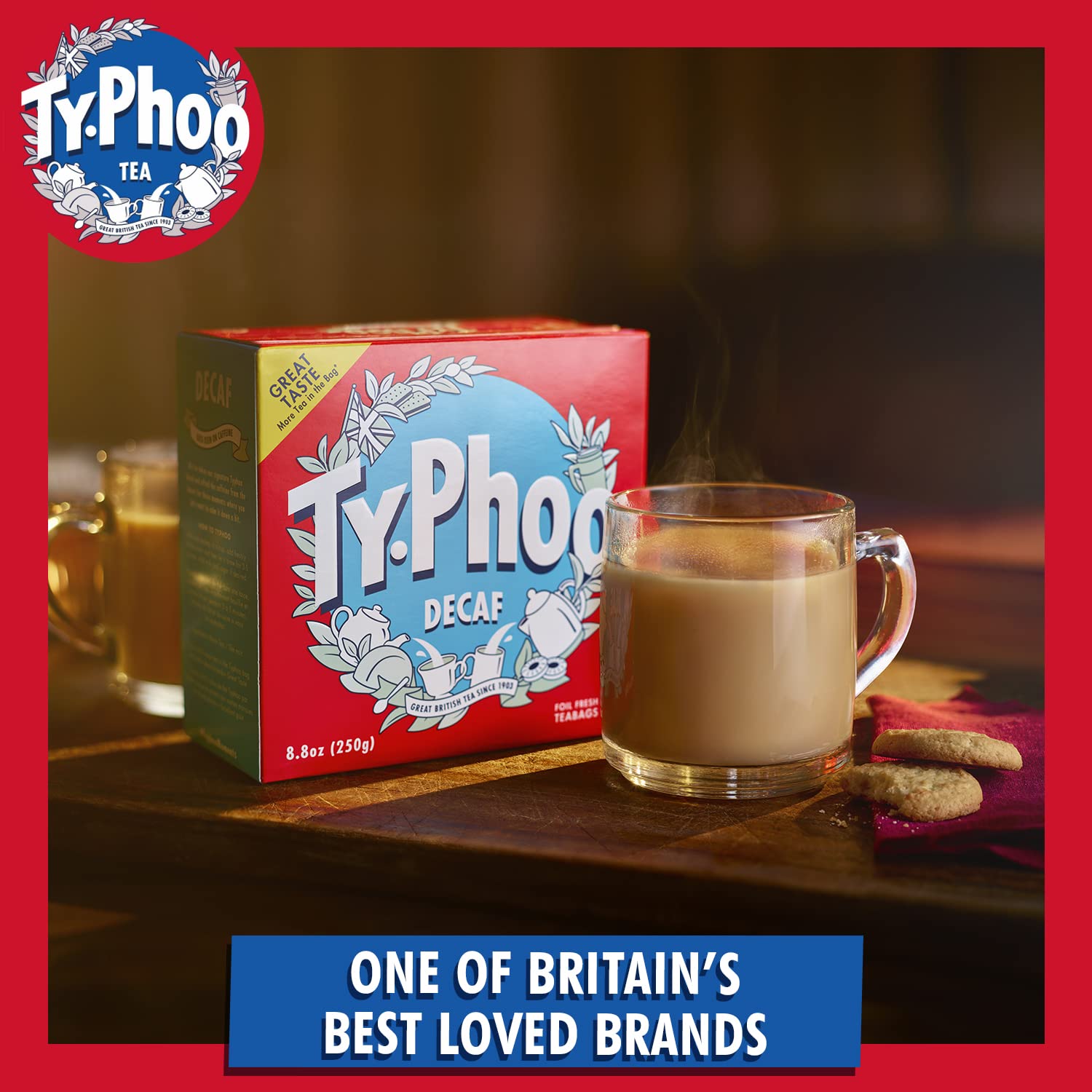 Typhoo QT Instant Black Tea with Whitener 225g (Pack of 6) 10