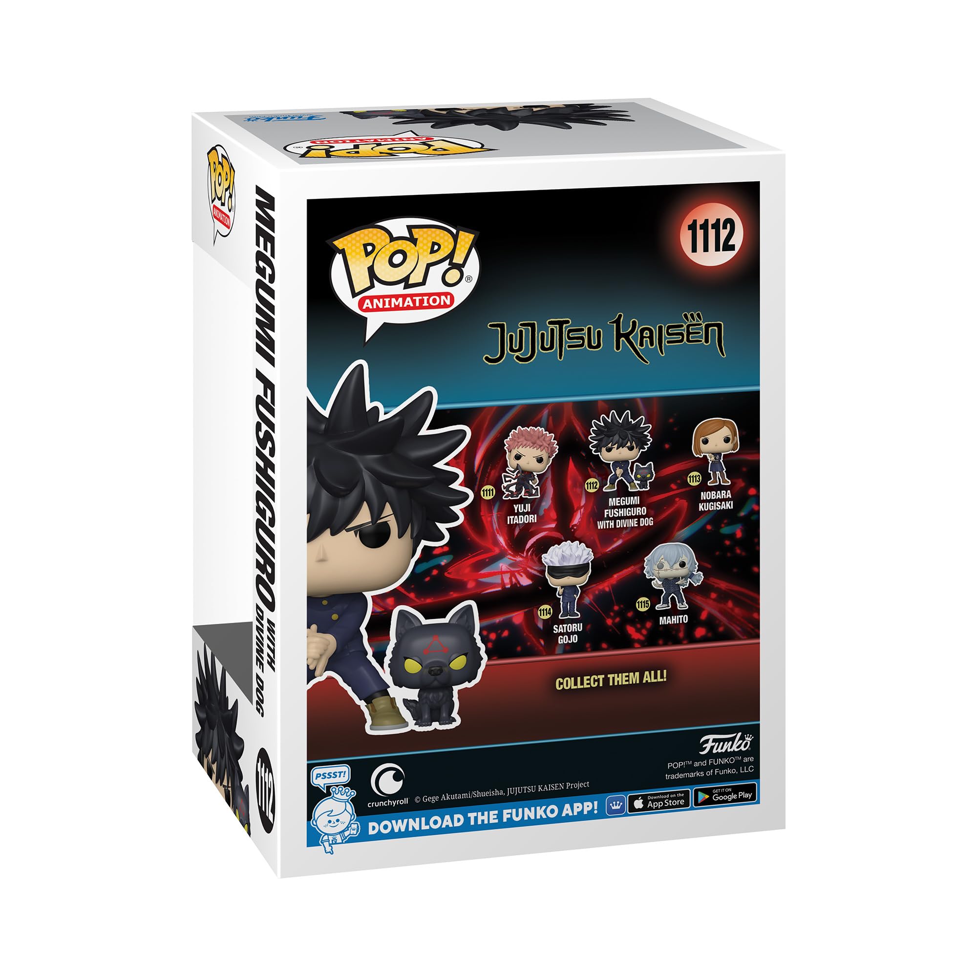 Funko Pop! Jujutsu Kaisen - Megumi Fushiguro with Dogs Vinyl Figure (61360) 5
