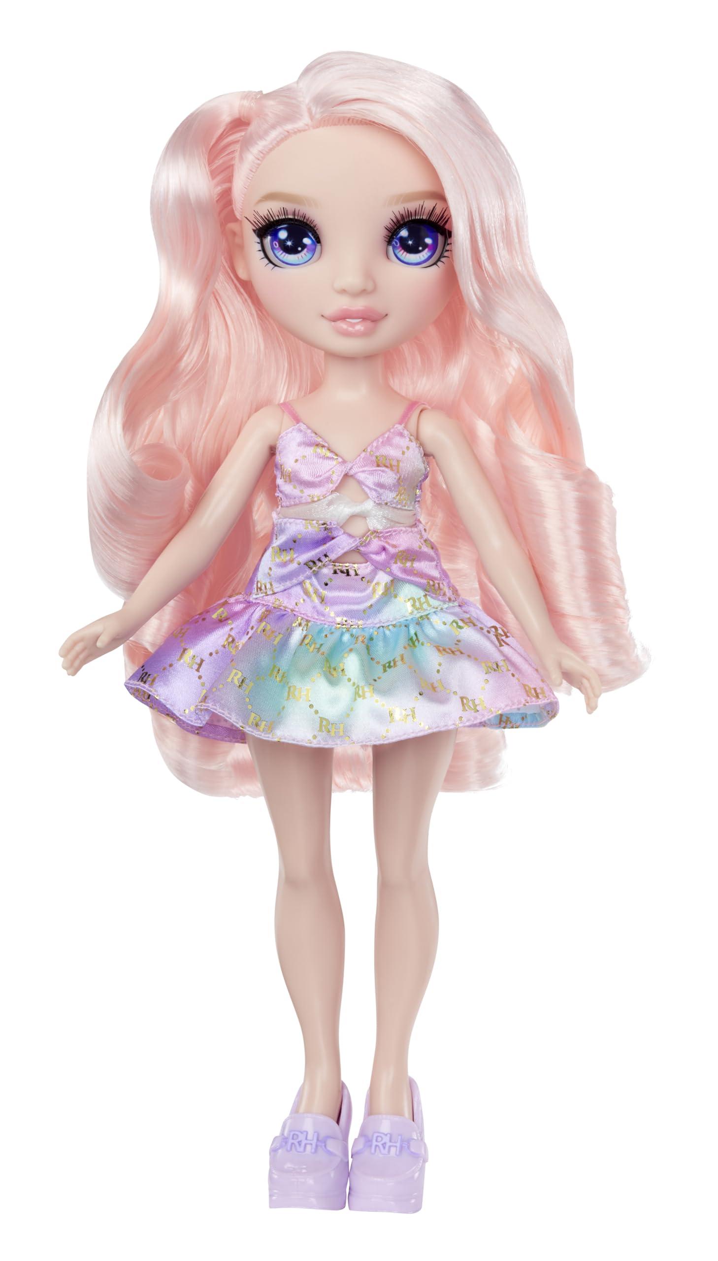 Rainbow High Bella Fashion Doll - 11-inch Posable Figure with Pink Outfit & Handbag | Ages 4+ 1