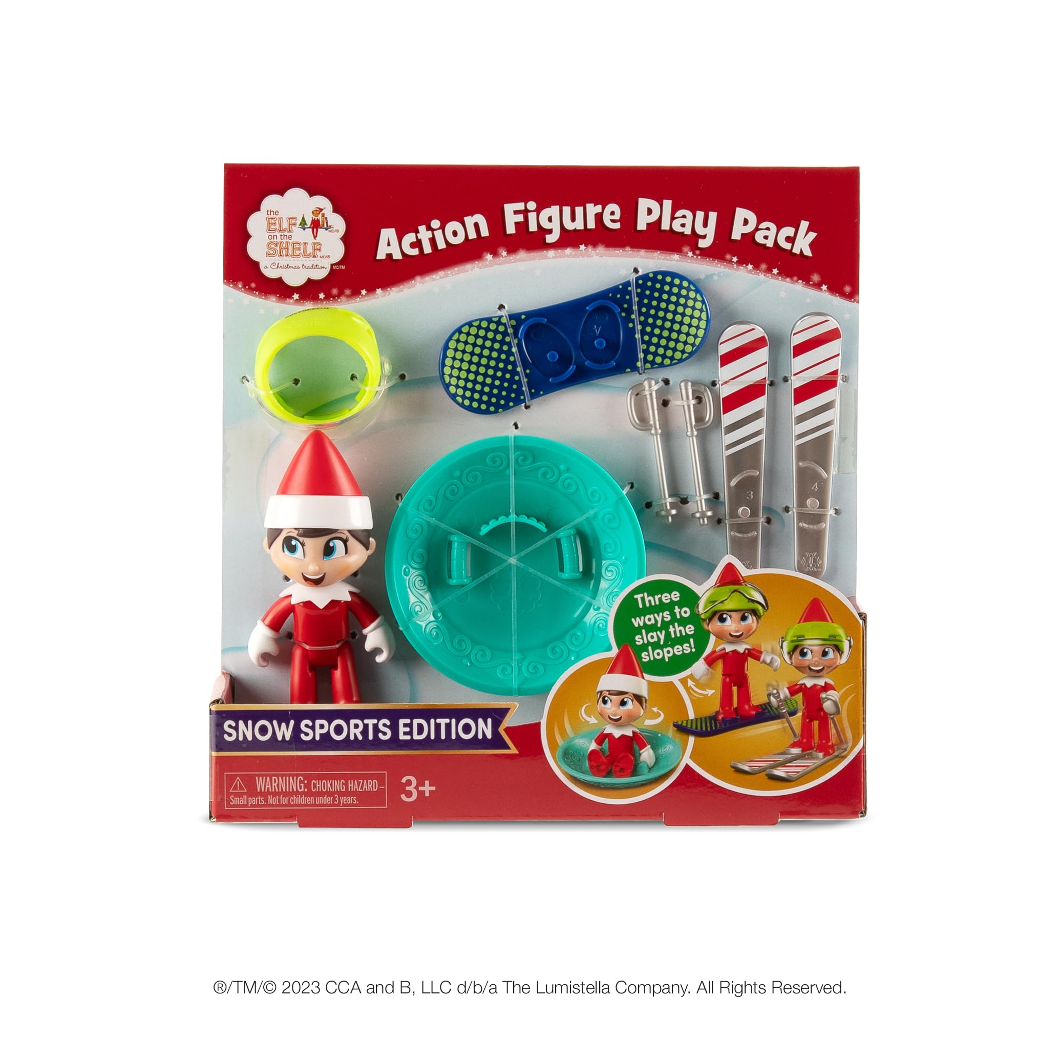 The Elf on the Shelf Snow Sport Edition Action Figure Playset - Ages 3+ 10