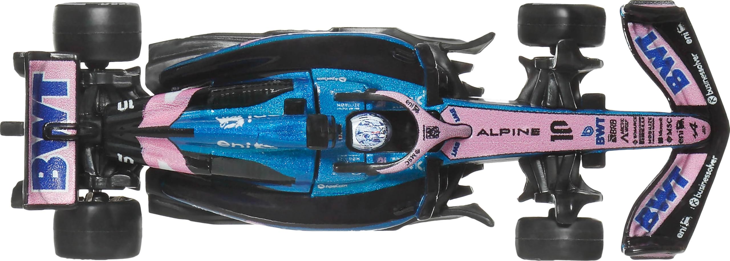 Hot Wheels BWT Alpine Pierre Gasly #10 F1 Car | 1:64 Scale Die-Cast Metal 4