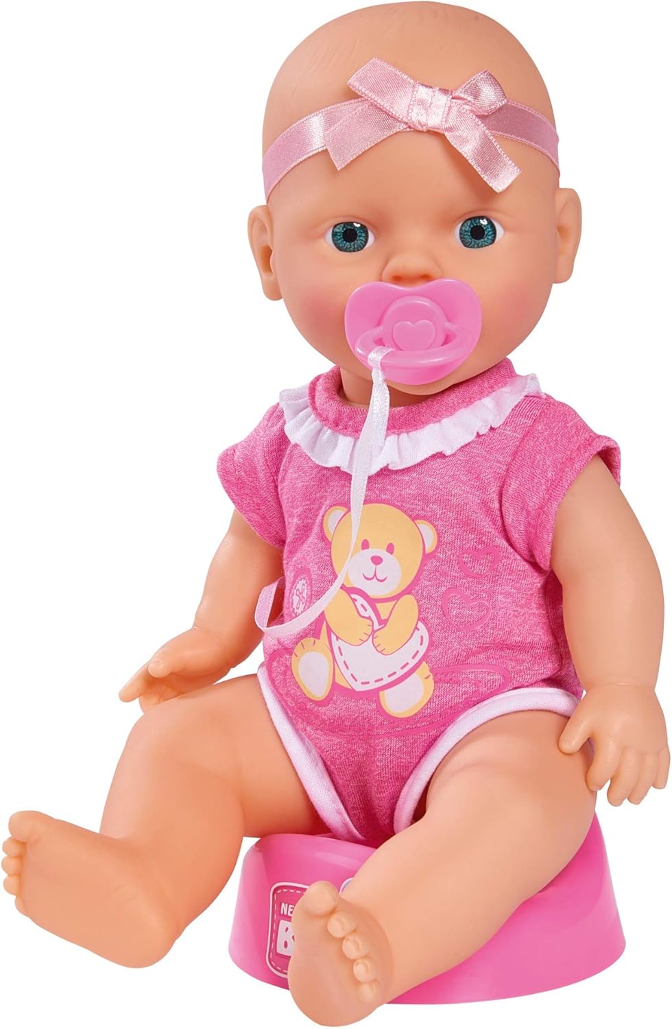 Simba New Born Baby Cute Doll - 30cm Vinyl Doll with Drinking & Wet Function