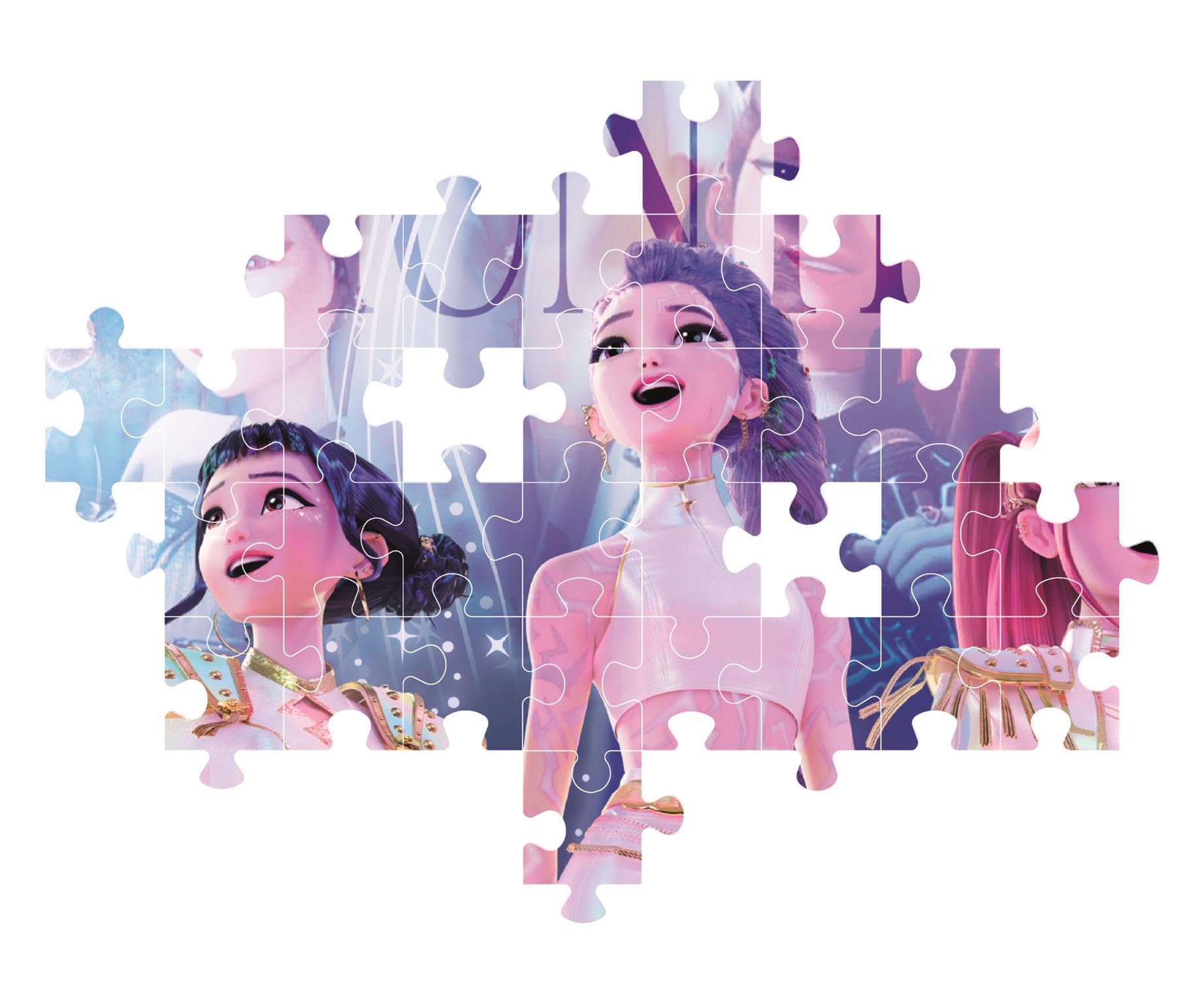 Clementoni KPOP Demon Hunters 104 Piece Jigsaw Puzzle for Kids 6+ | Finished Size 38x27 cm