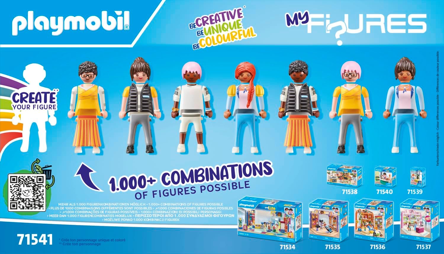 Playmobil MyFigures Shopping Playset - 80-Piece Fashion Fun for Ages 5+ 3