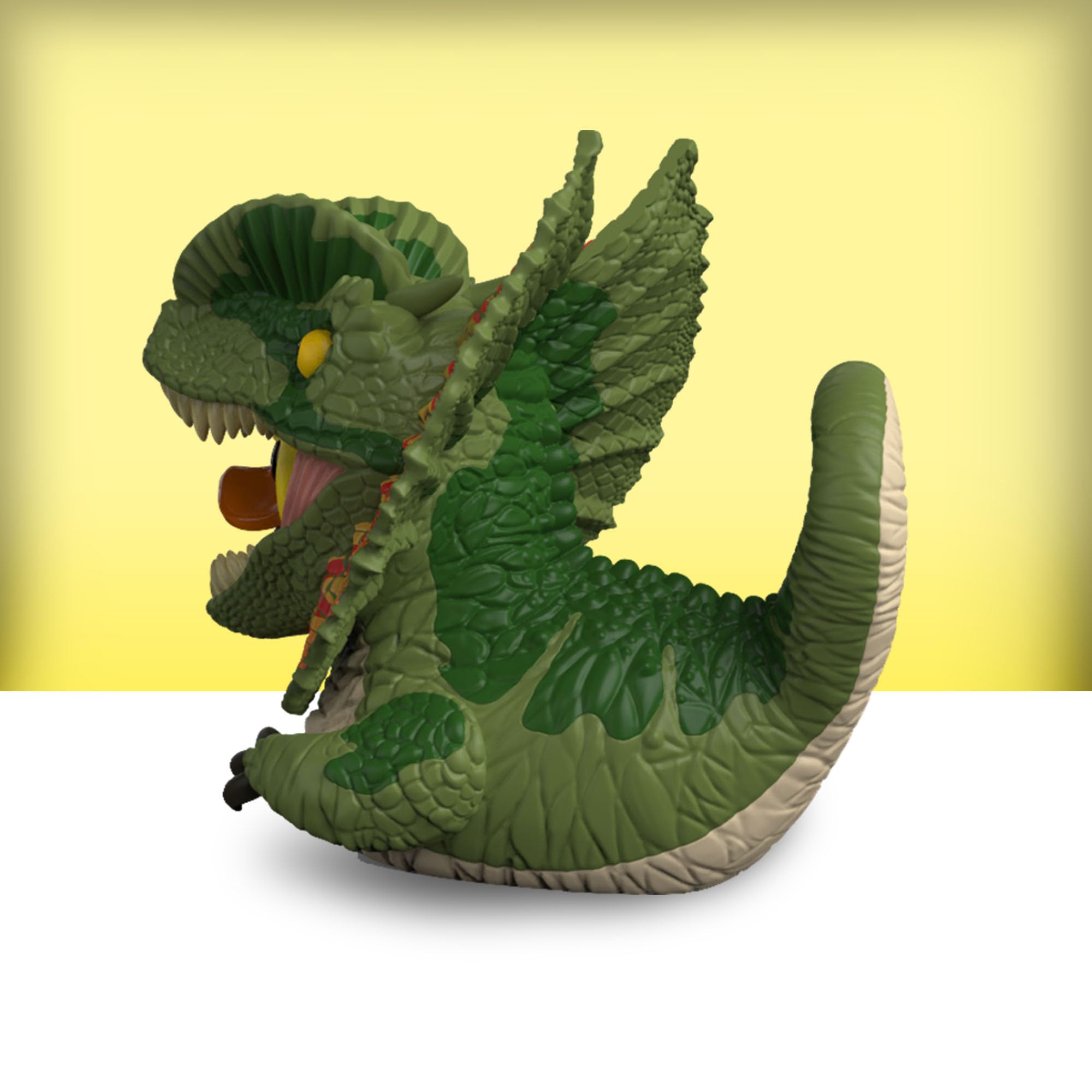 TUBBZ Mini Jurassic World Rebirth - Dilophosaurus Vinyl Duck Figure 11