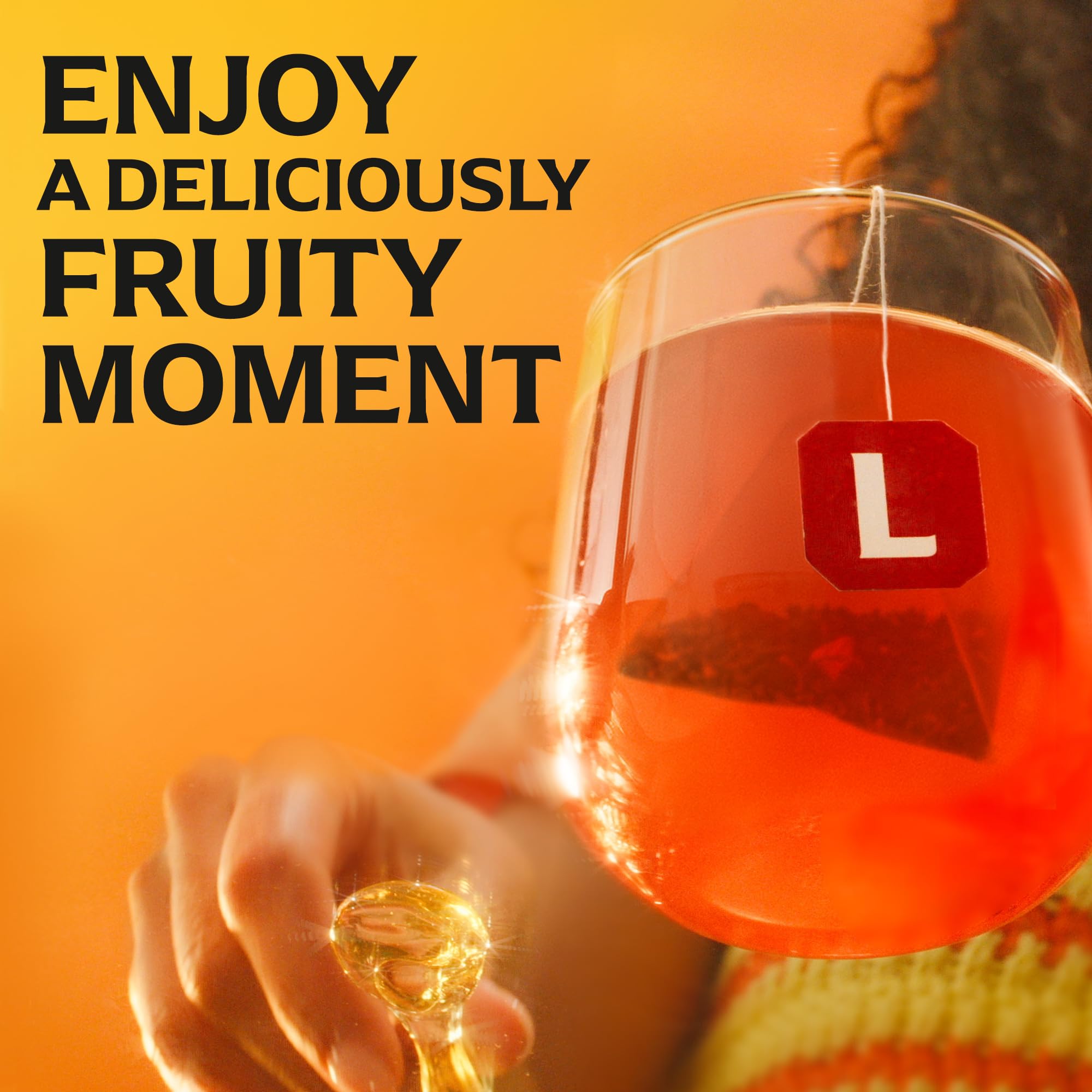 Lipton - Berry Bliss Fruit Infusion Herbal Tea Bags 12