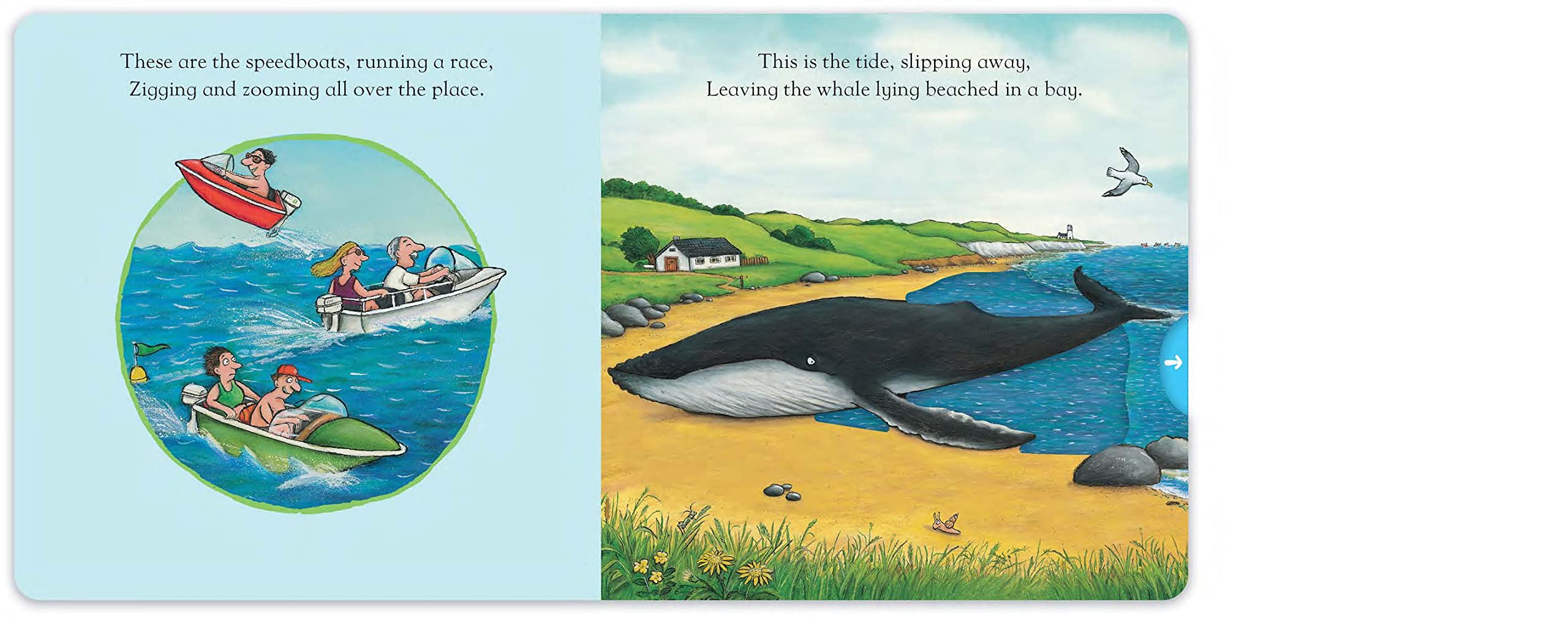 MACMILLAN The Snail and the Whale: A Push, Pull and Slide Book | Board Book | Ages 2-4 4